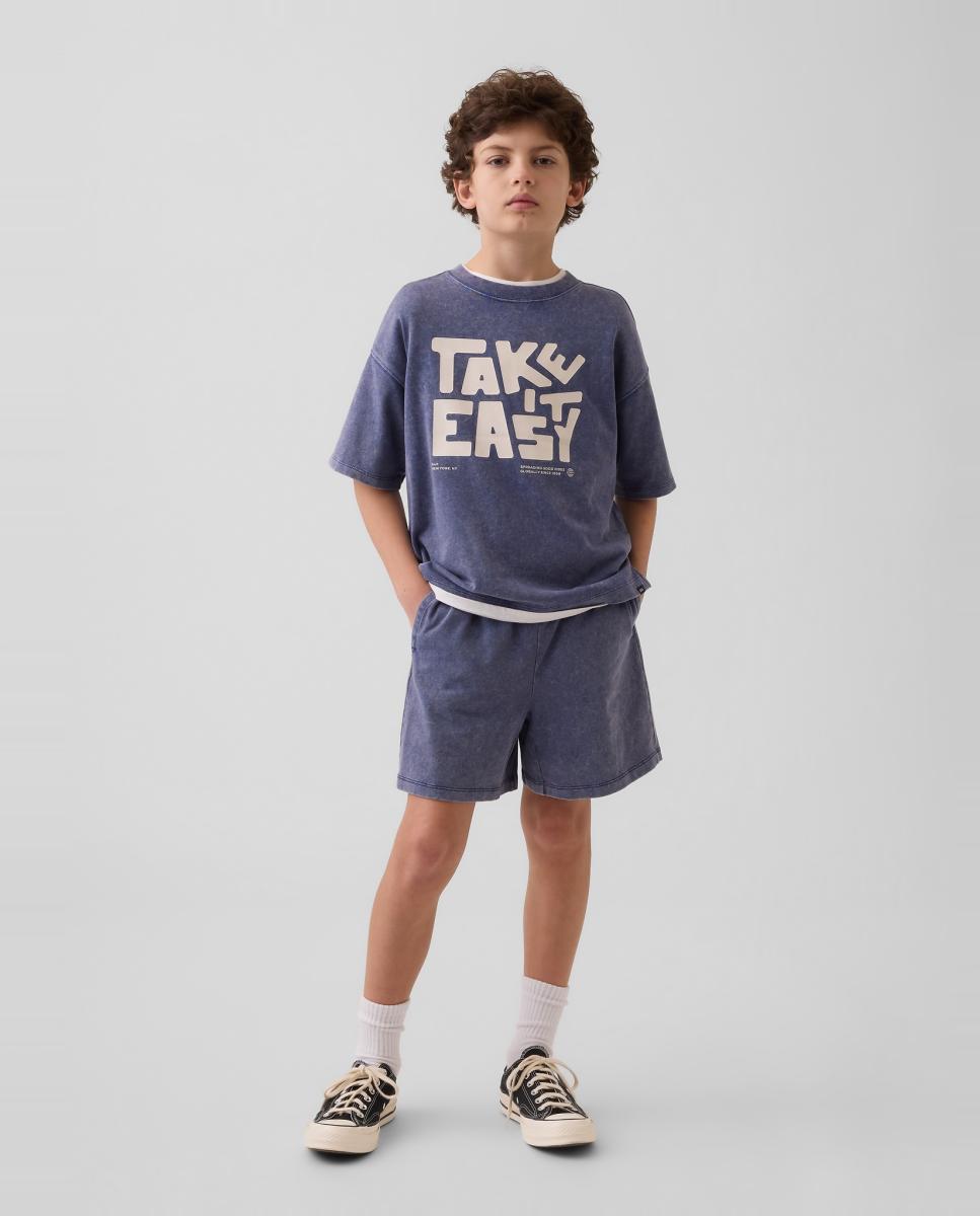 Imagem 0 de Calções de Algodão com Bolsos