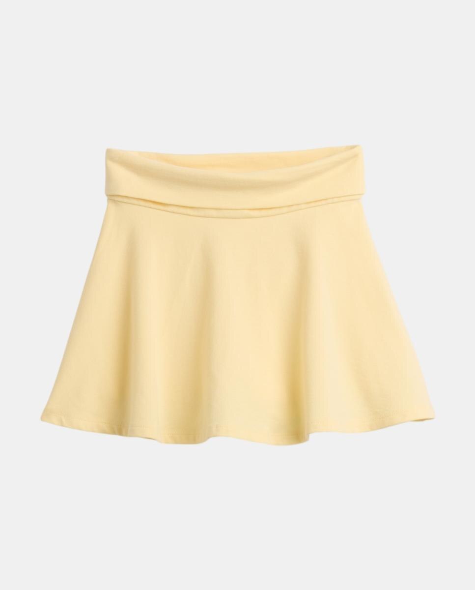Falda de punto con cinturilla ancha de niña - Gap - Amarillo Amarillo-2