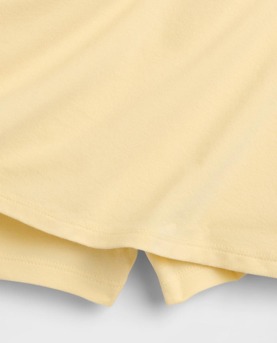 Falda de punto con cinturilla ancha de niña - Gap - Amarillo Amarillo-4