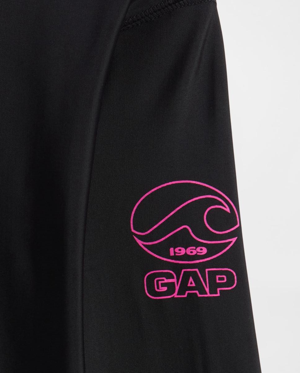 Camiseta de protección solar con logo de niños - Gap - Negro Negro-3