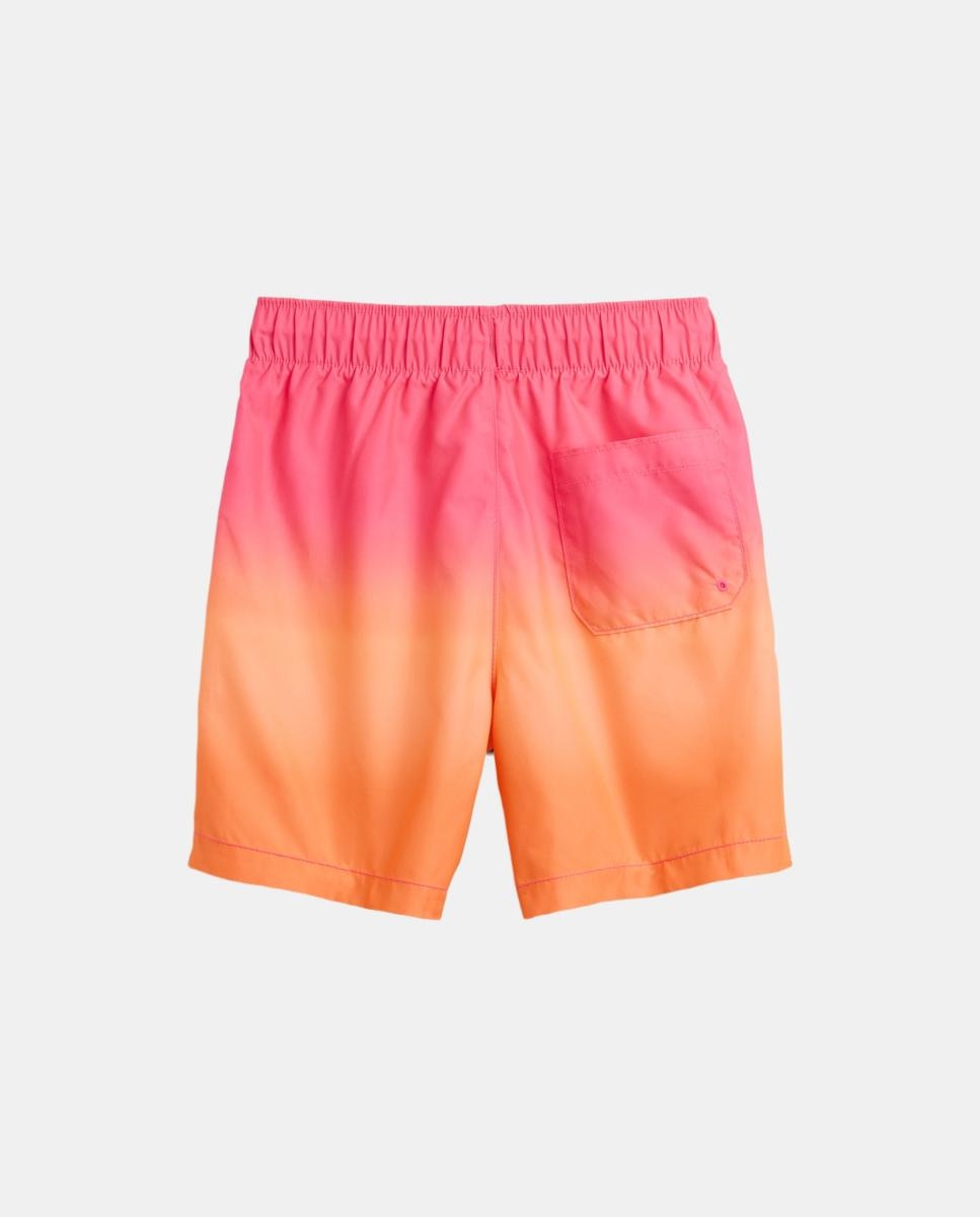 Calções de Banho de Secagem Rápida com Forro Gap Laranja-2