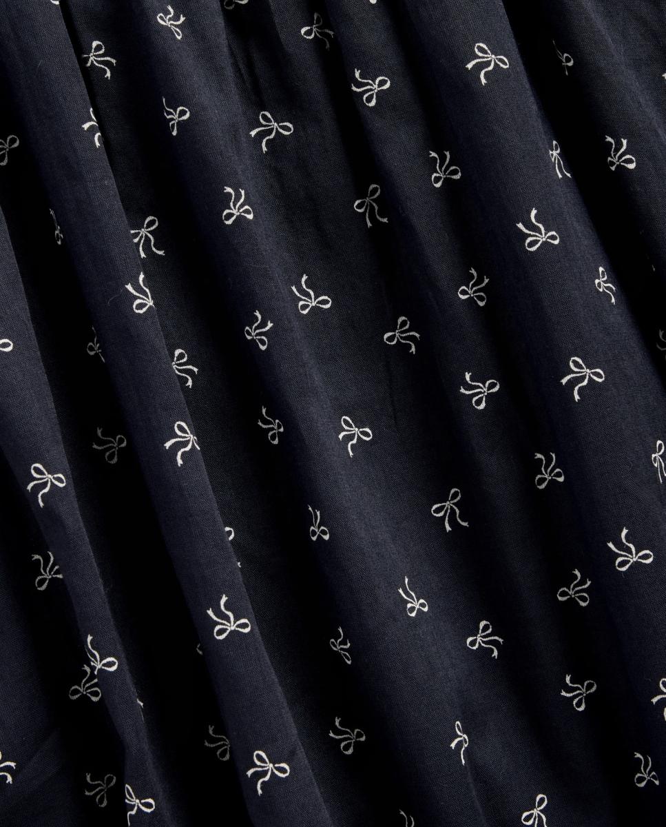 Vestido de niña de manga larga y estampado - Gap - Azul marino Azul marino-6