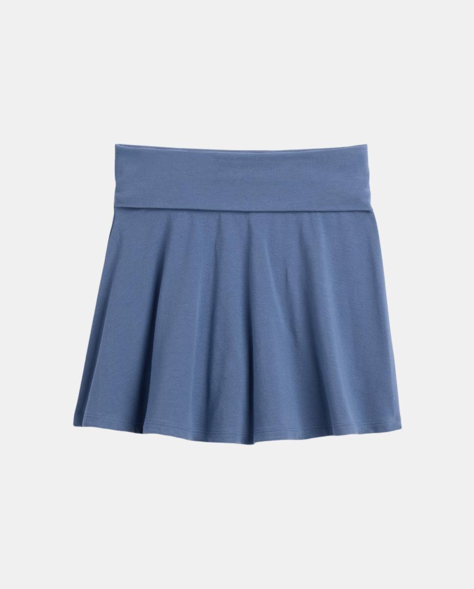 Falda de punto con cinturilla ancha de niña - Gap - Azul Azul-2