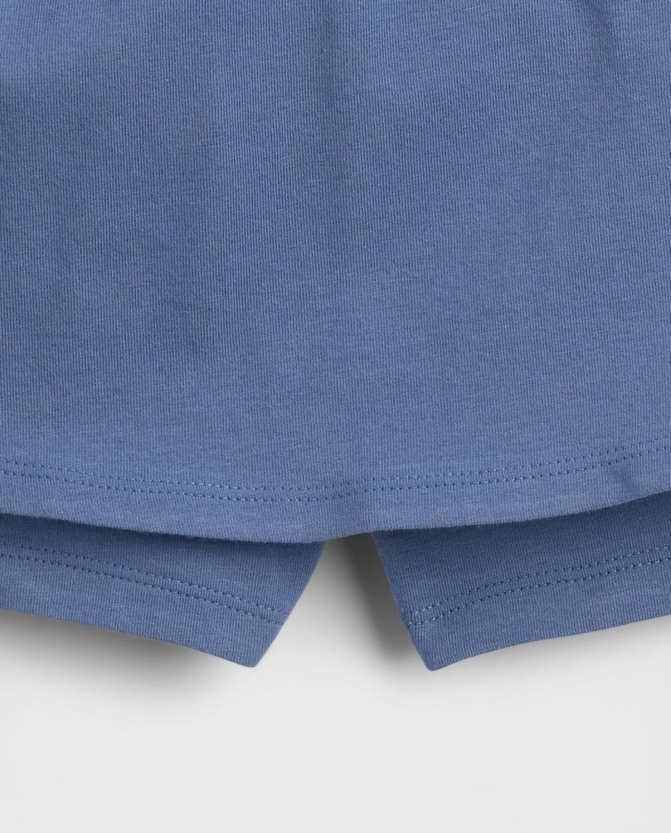 Falda de punto con cinturilla ancha de niña - Gap - Azul Azul-4