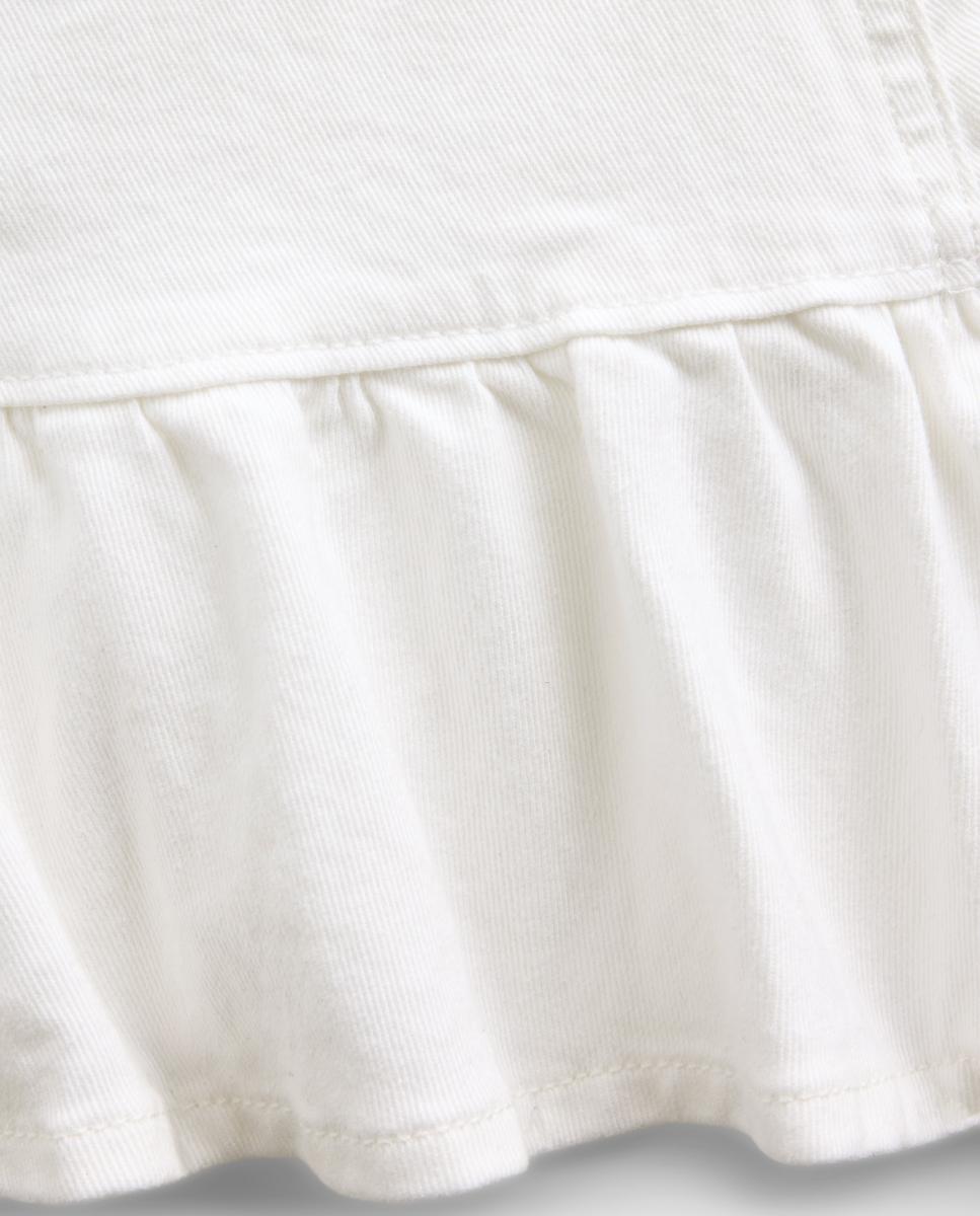 Saia de Ganga com Folhos Gap Branco-4