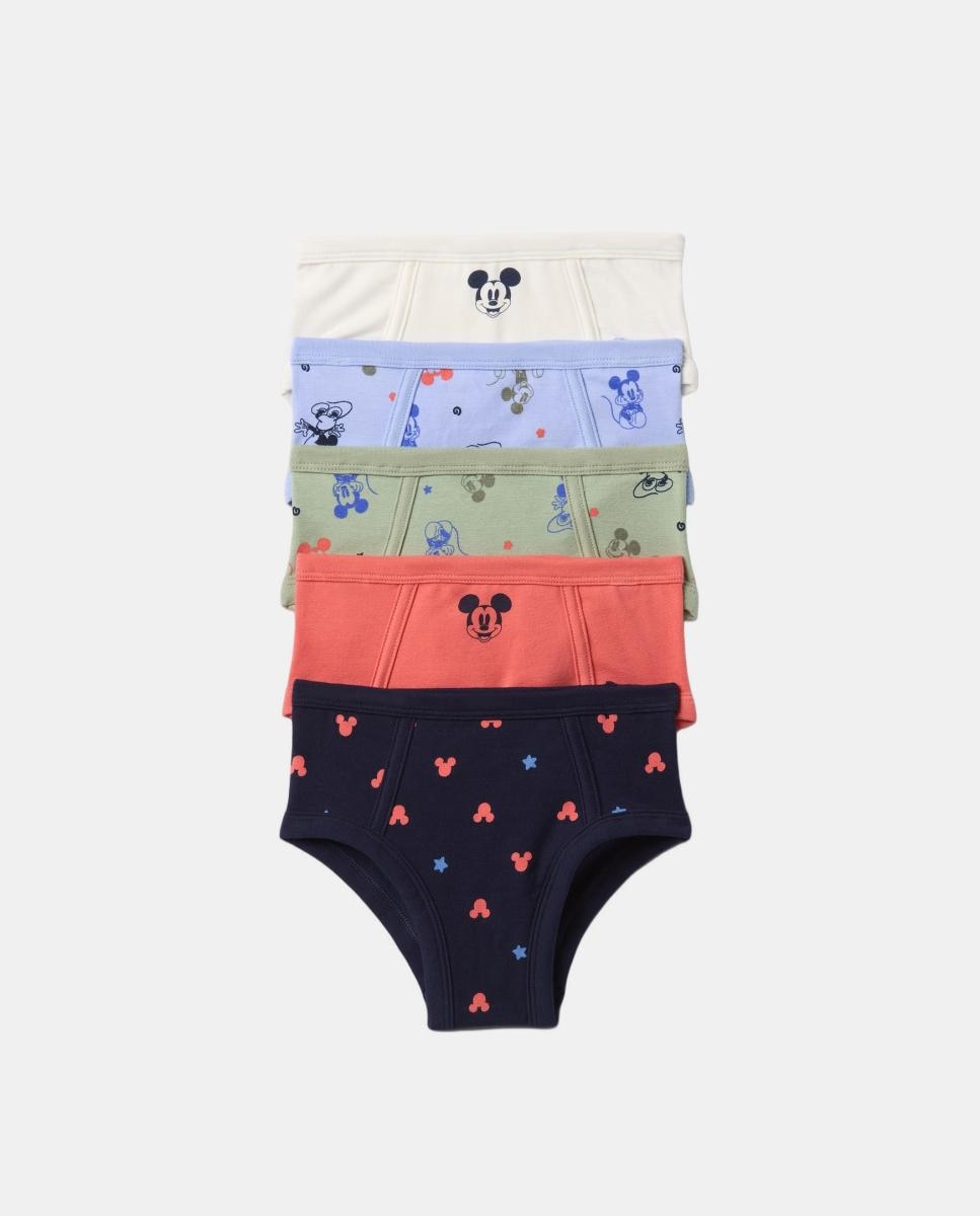 Imagem 0 de Pack de 5 Cuecas às Cores e Estampados Variados com Fantasia Mickey Mouse