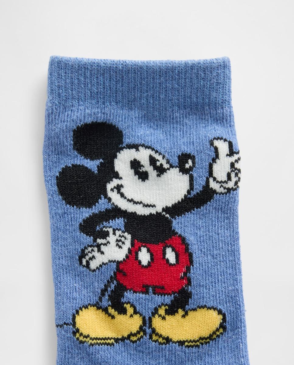 Pack de 4 Pares de Meias Curtas de Bebé com Estampado de Fantasia Mickey Gap Multicolor-3