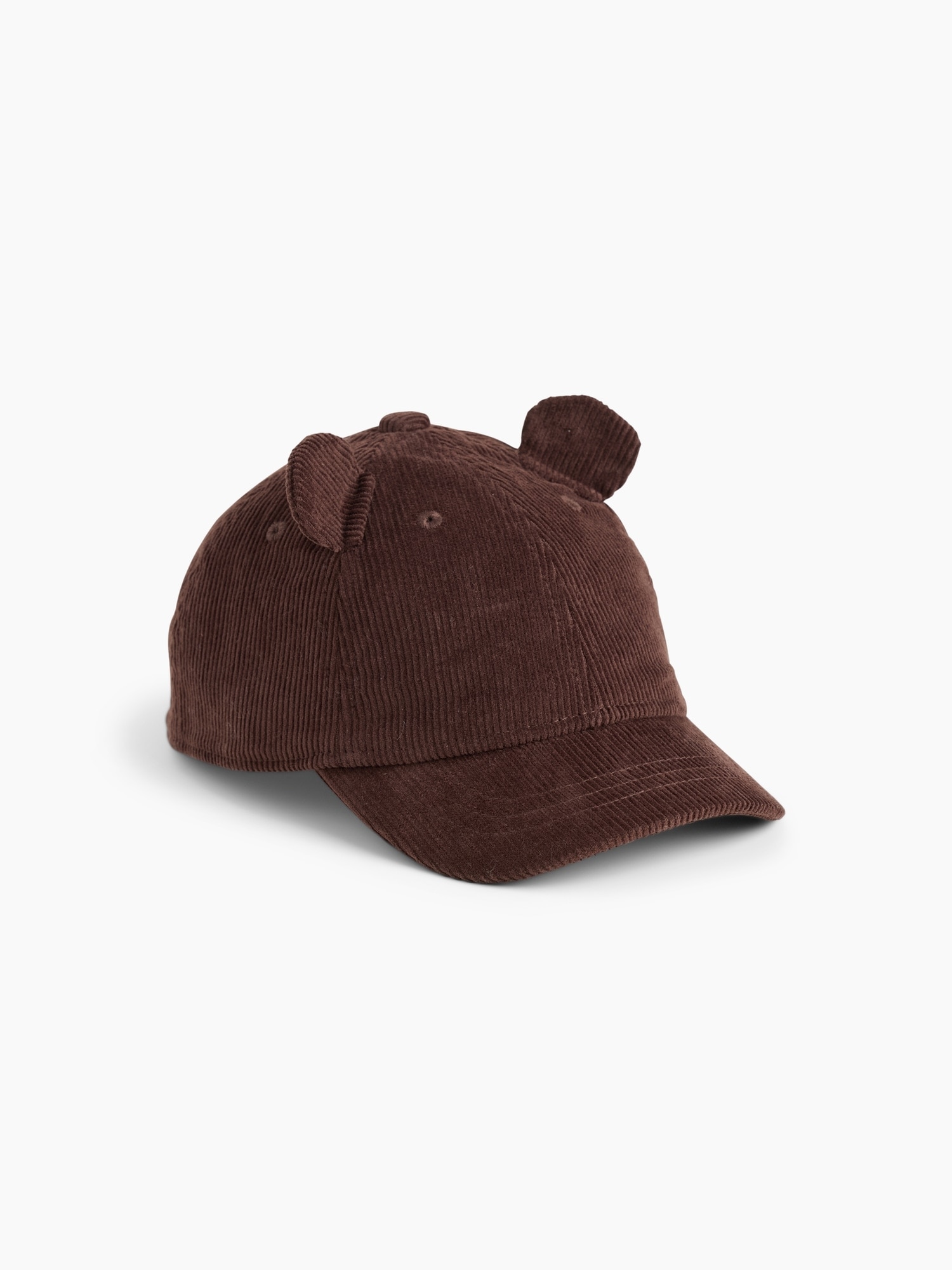 Imagen 0 de Gorra de bebé básica con detalle de orejas Marrón