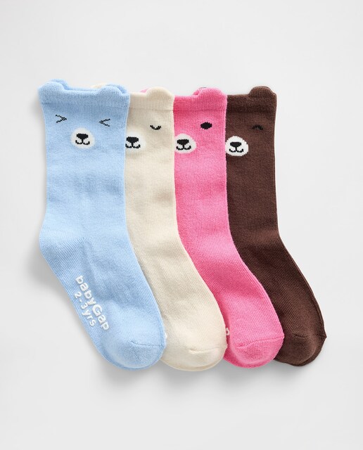 Imagem 0 de Pack de 4 Pares de Meias de Ursinho