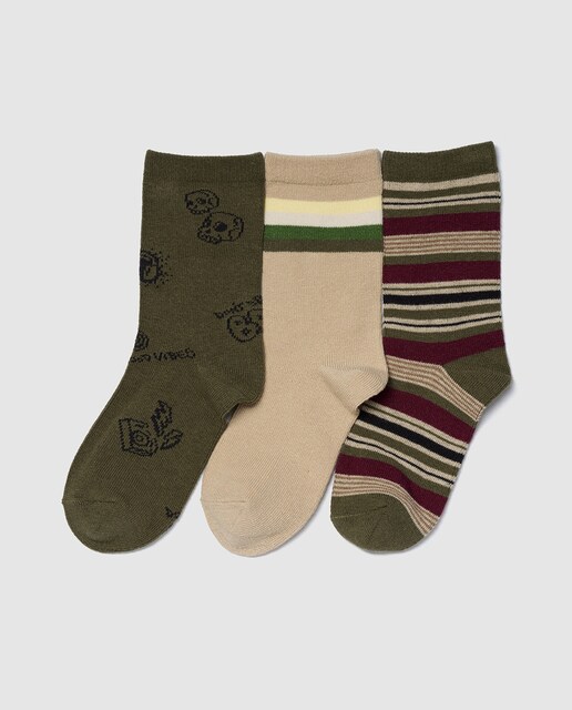 Imagem 0 de Pack de 3 Pares de Meias com Fantasia