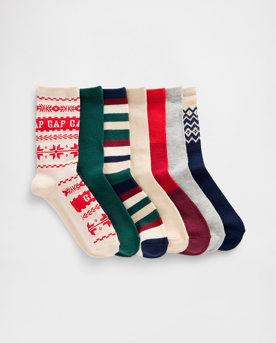 Pack de 7 Pares de Meias Variadas - Multicolor Multicolor-1