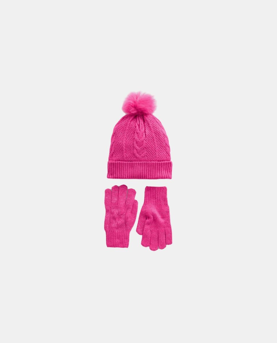 Imagem 0 de Conjunto de Gorro e Luvas