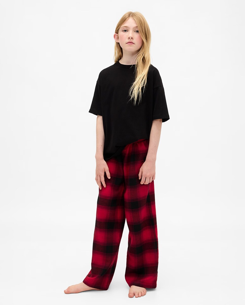 Calças de Flanela Stranger Things Vermelho-2