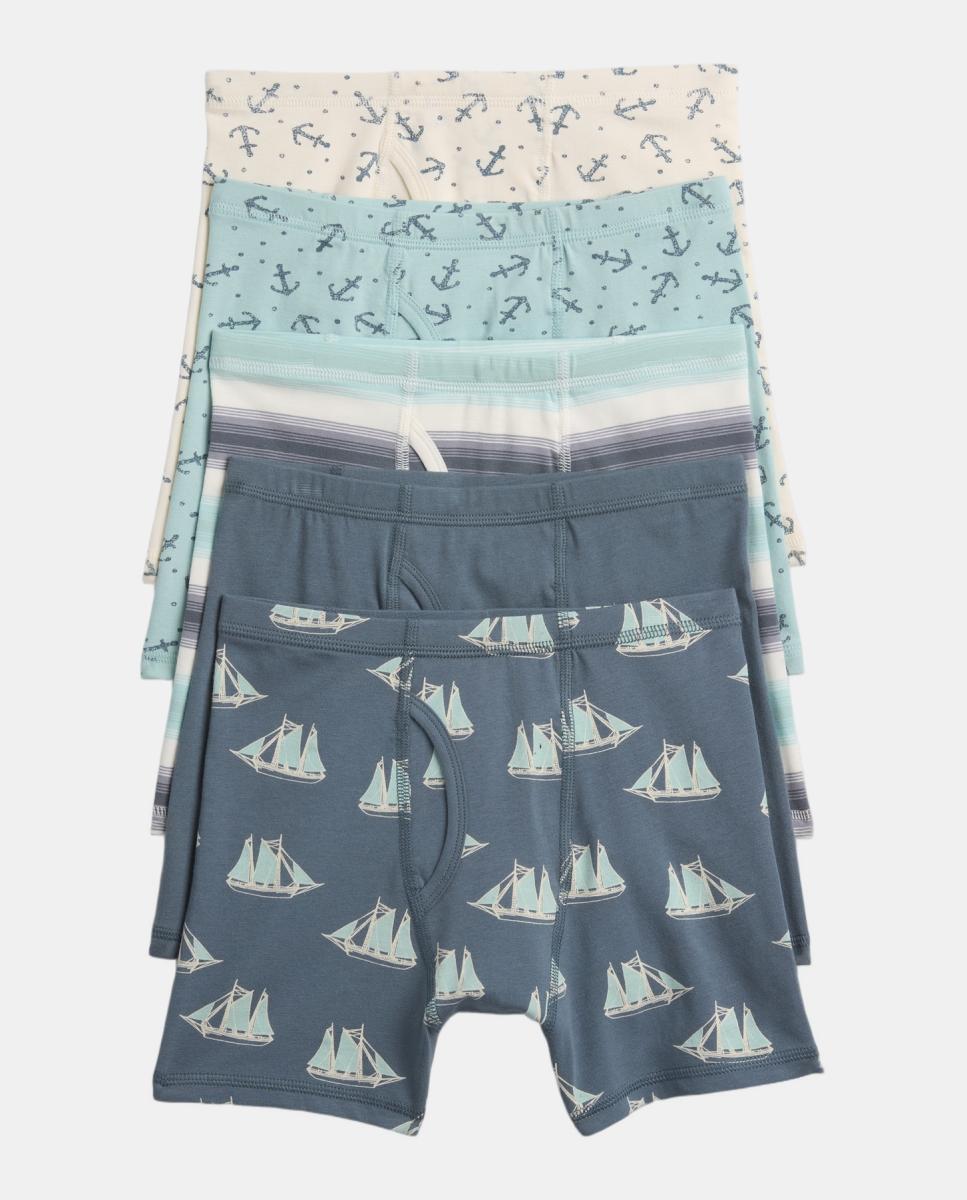 Imagem 0 de Pack de 5 Boxers de Algodão com Estampados Variados