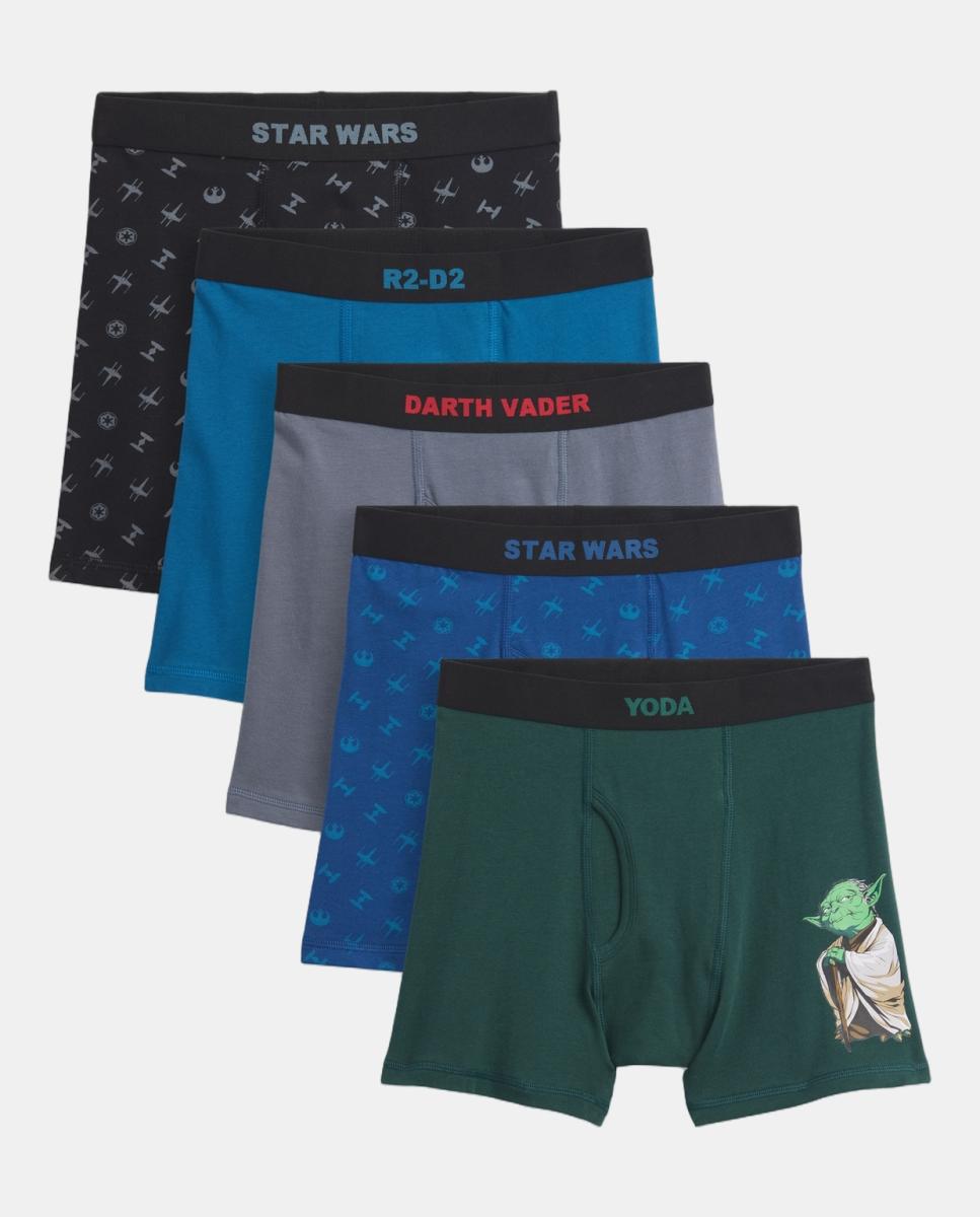 Imagem 0 de Pack de 5 Boxers de Algodão Elásticos Star Wars