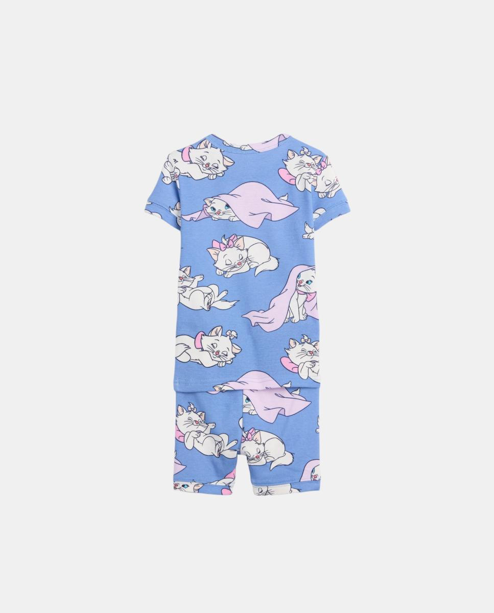 Conjunto de Pijama Completo de Bebé em Algodão com Estampado Gap Azul-claro-2