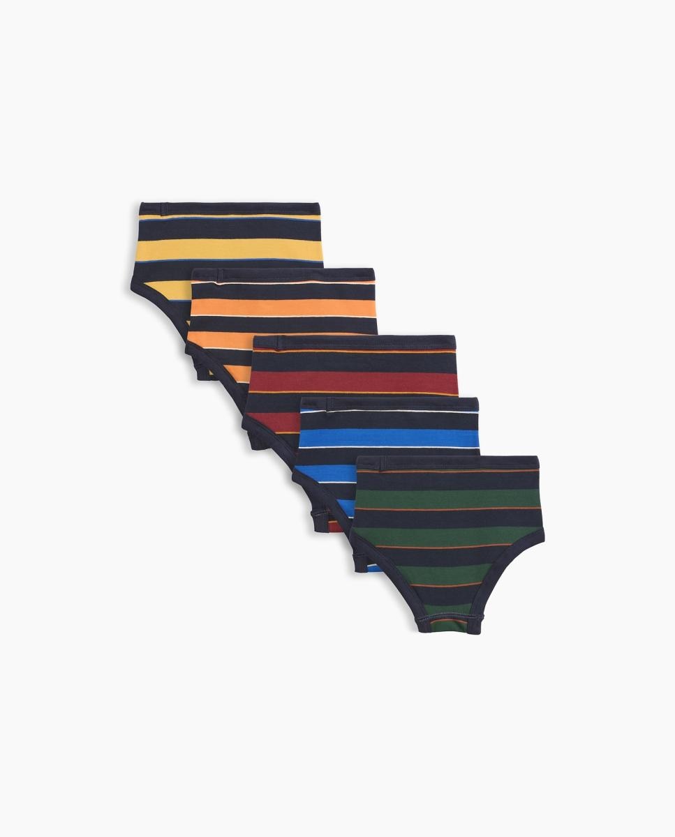 Pack de 5 Slips Básicos de Bebé em Cores Variadas Multicolor-2
