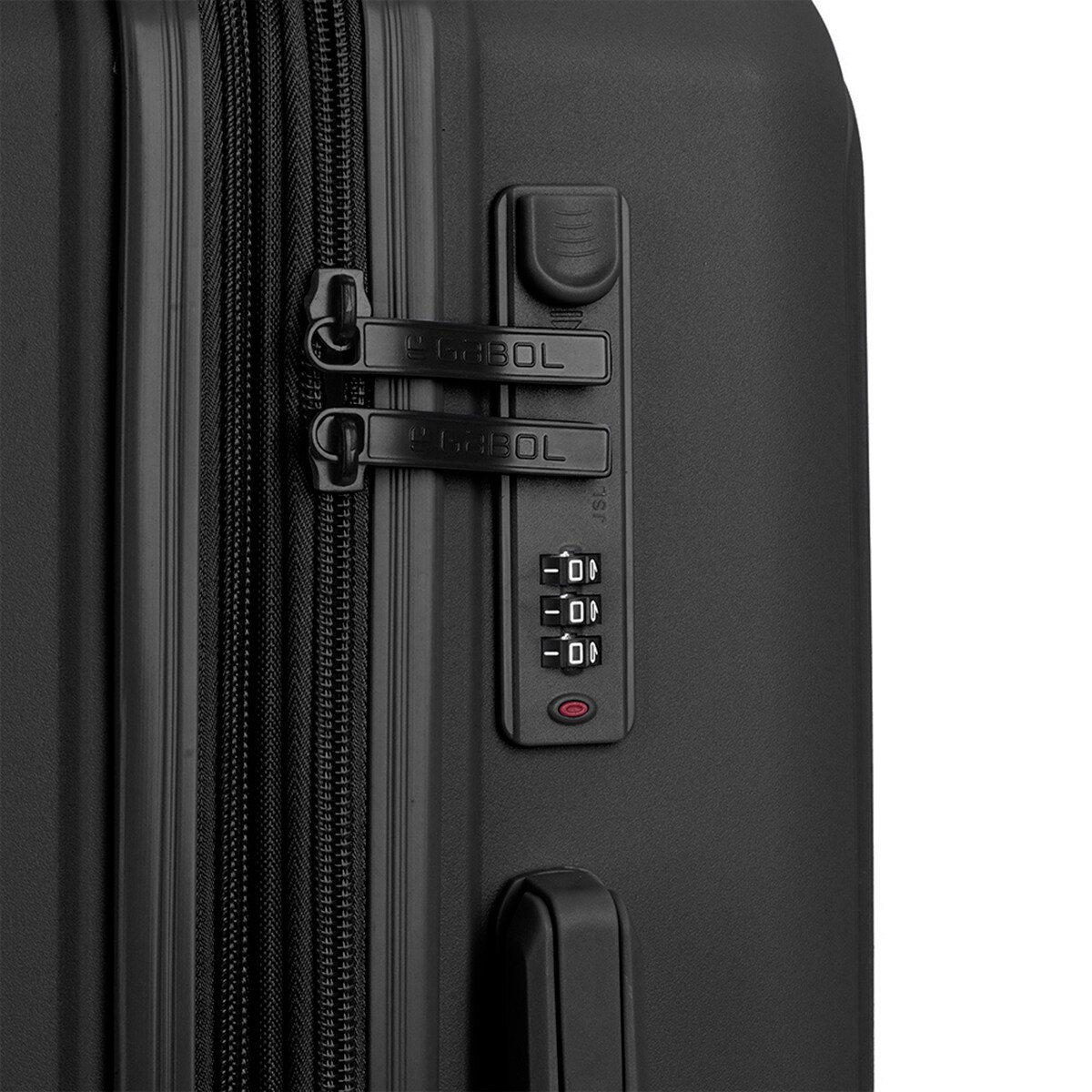 Maleta de tamaño Mediano expandible, rígida, con capacidad hasta 70,6 L Negro-6