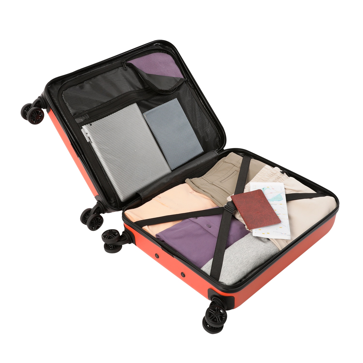 Maleta viaje 360 Helios S Naranja-5