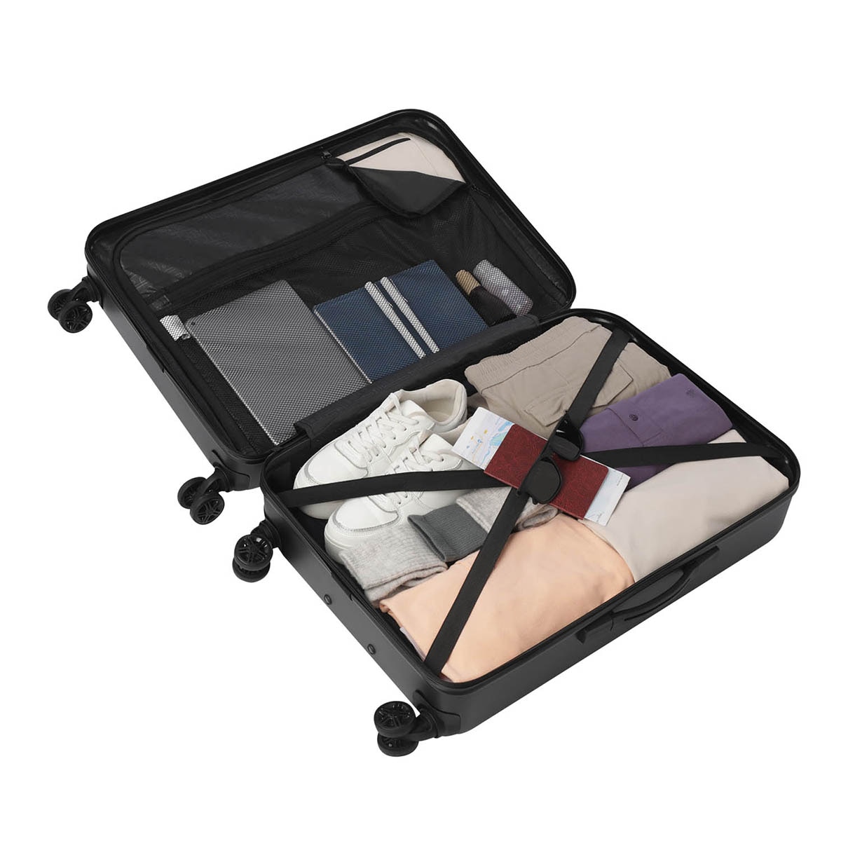 Trolley de Viagem 360 Helios M - Preto Preto-5