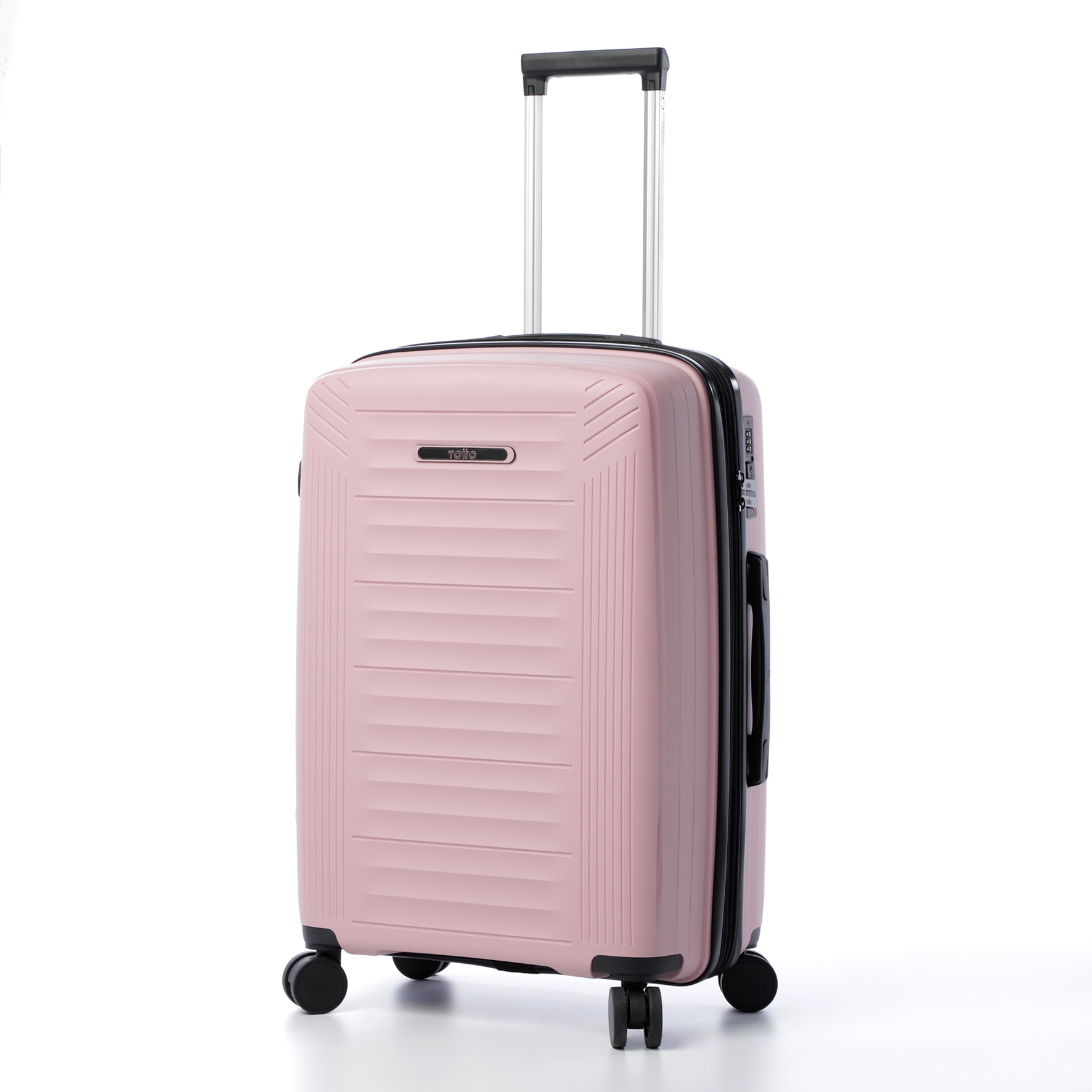 Maleta trolley mediana polipropileno Rosa-2