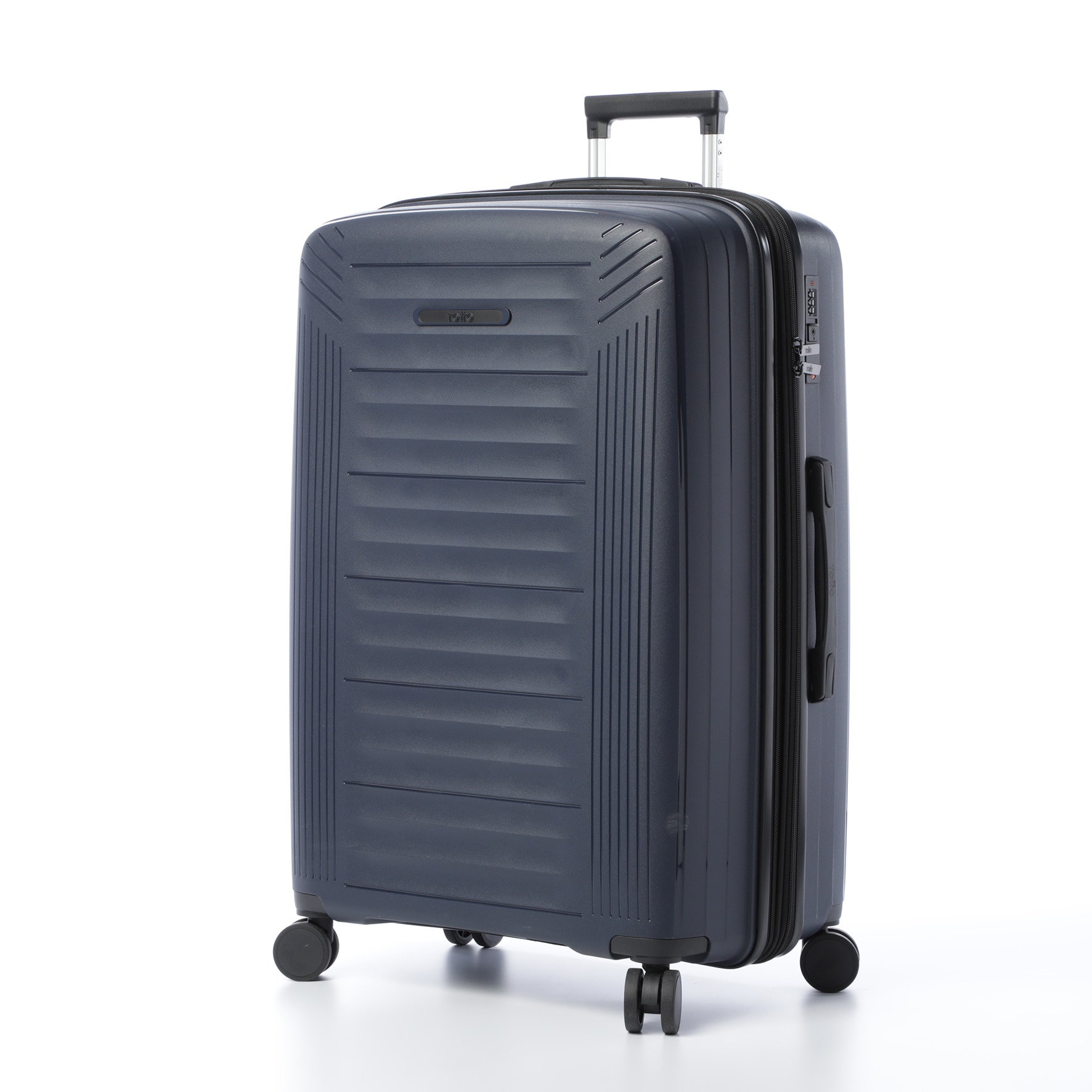 Maleta trolley grande polipropileno Totto Azul-2