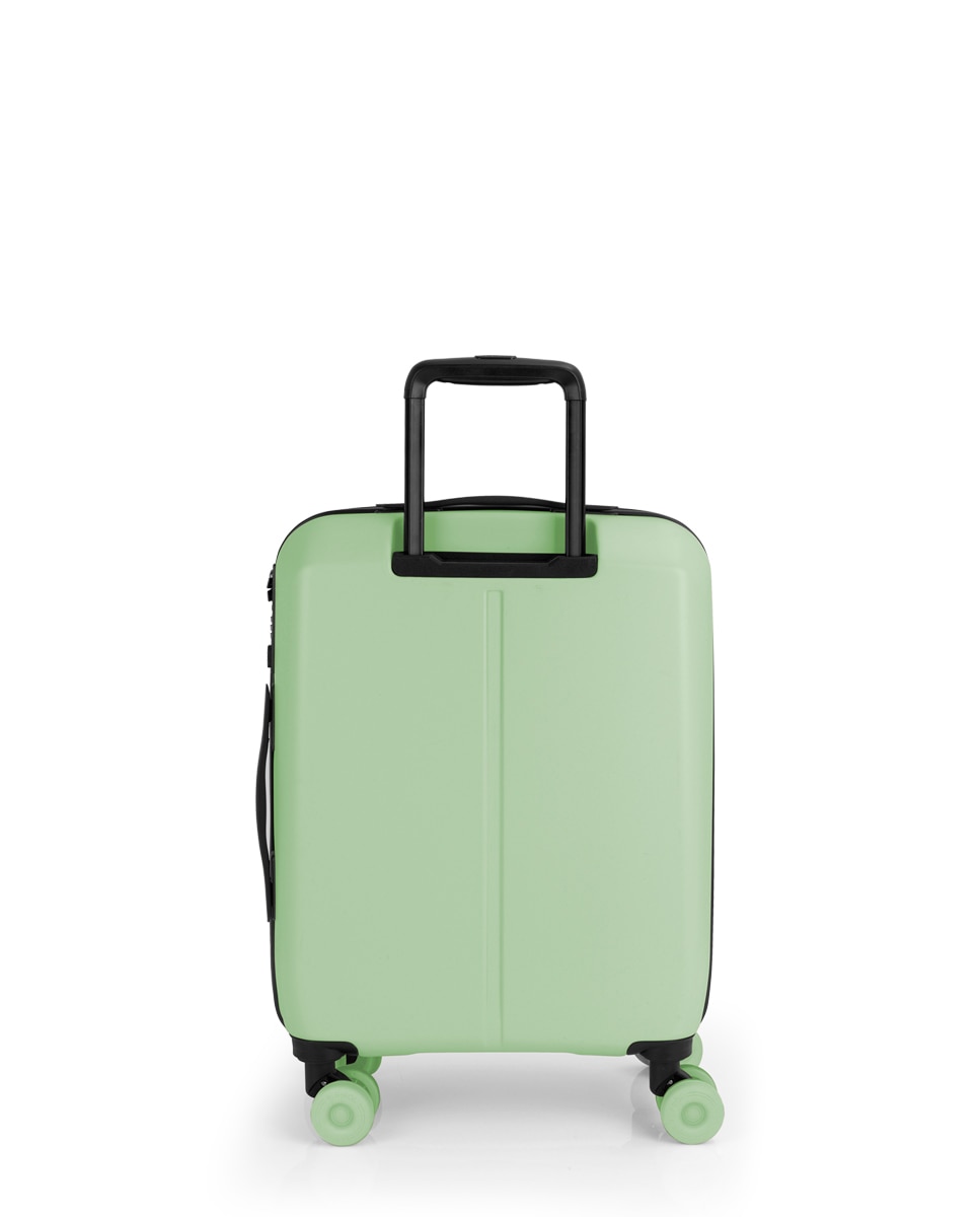 Maleta de Cabina expandible, rígida, con capacidad hasta 42,8 L Verde claro-3
