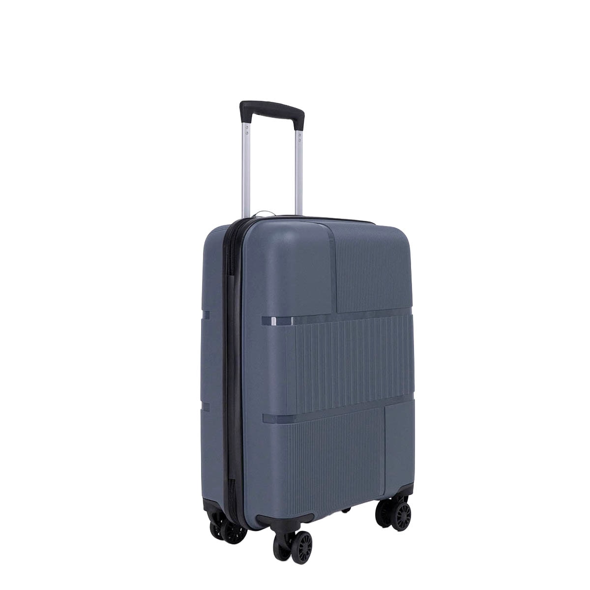 Maleta trolley cabina polipropileno 55,4cm 2,6kg El Corte Inglés Gris-1