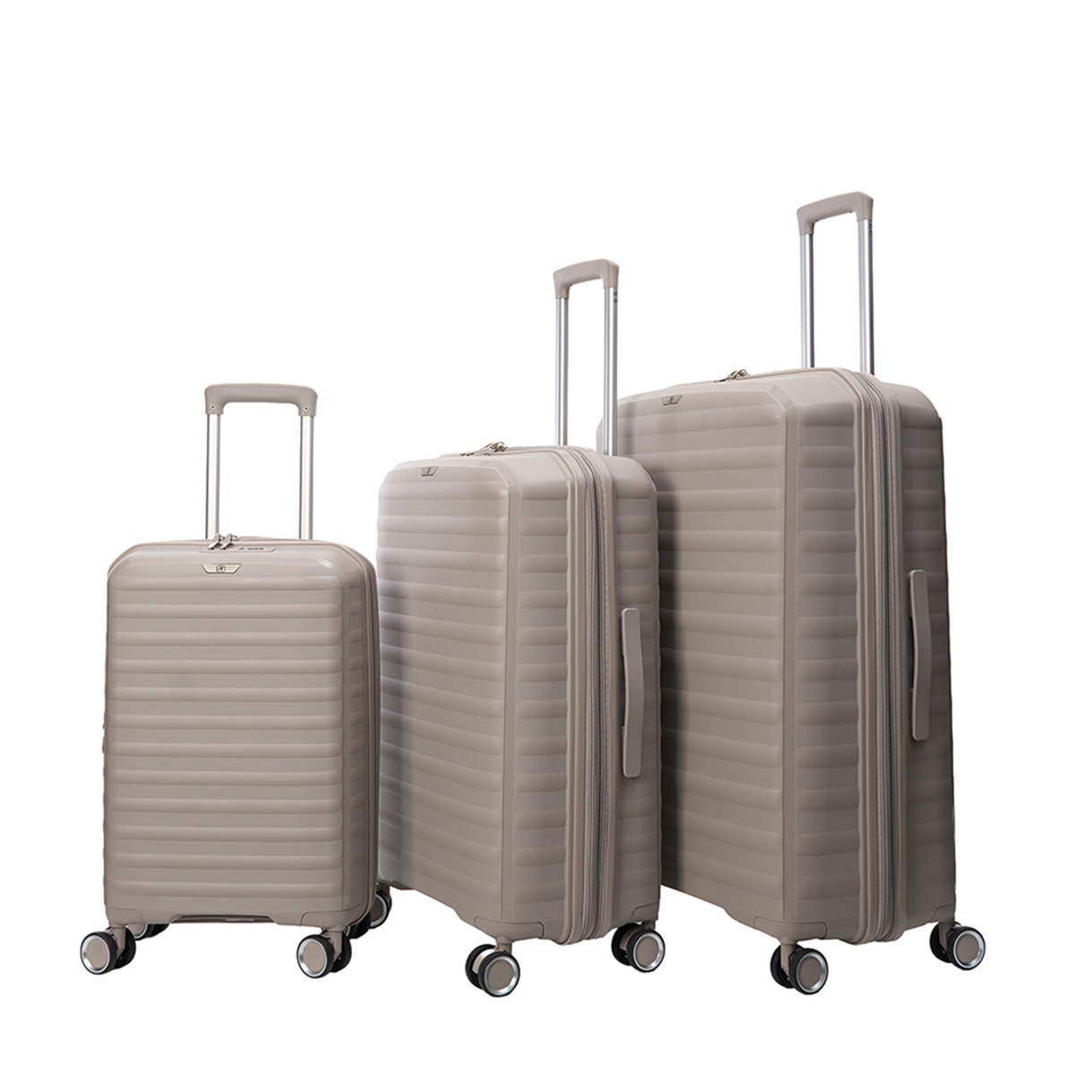 Maleta trolley cabina polipropileno con expandible 55,5cm 2,7kg El Corte Inglés Beige-3
