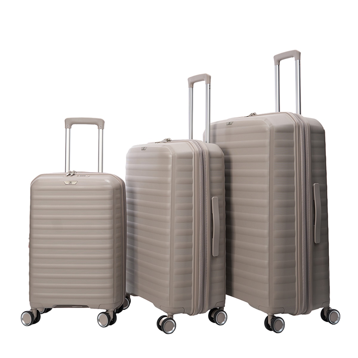 Maleta trolley mediana polipropileno con expandible 69cm 3,65kg Beige-3