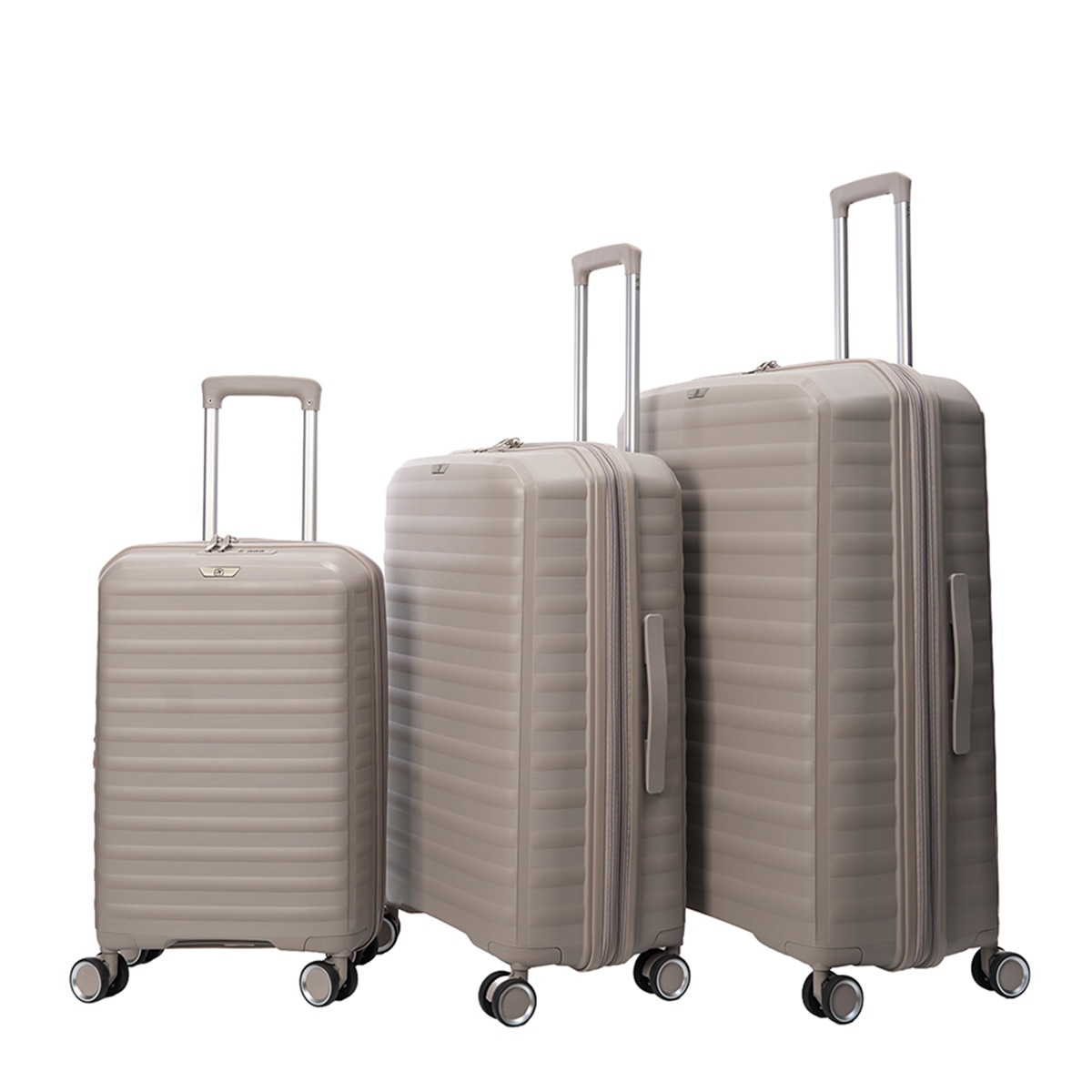 Maleta trolley grande polipropileno con expandible 79cm 4,45kg Beige-3