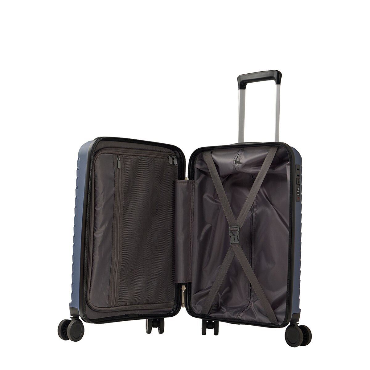 Maleta trolley cabina polipropileno 55cm 2,7kg Lila-2