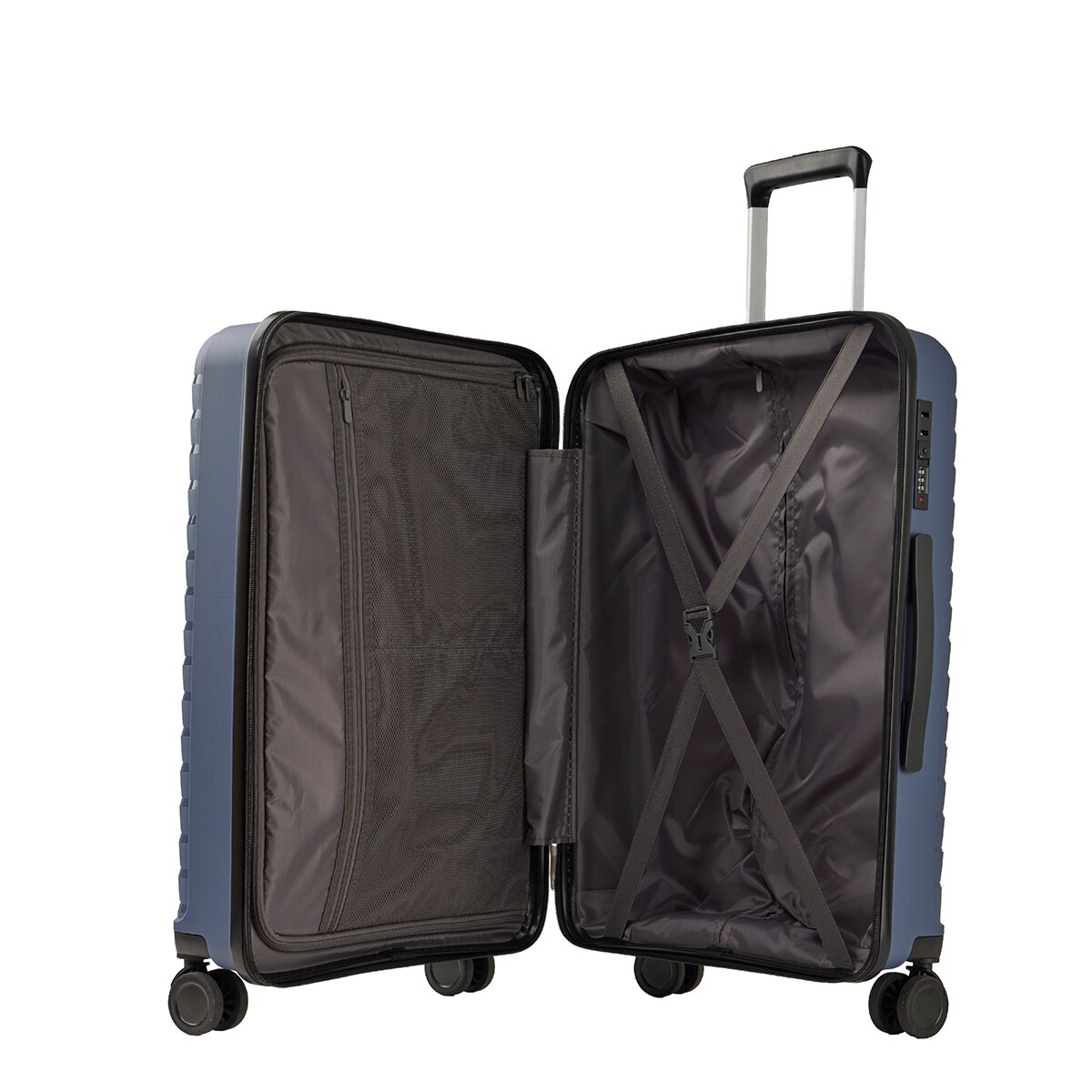 Maleta trolley mediana polipropileno 66cm 3,4kg Lila-2