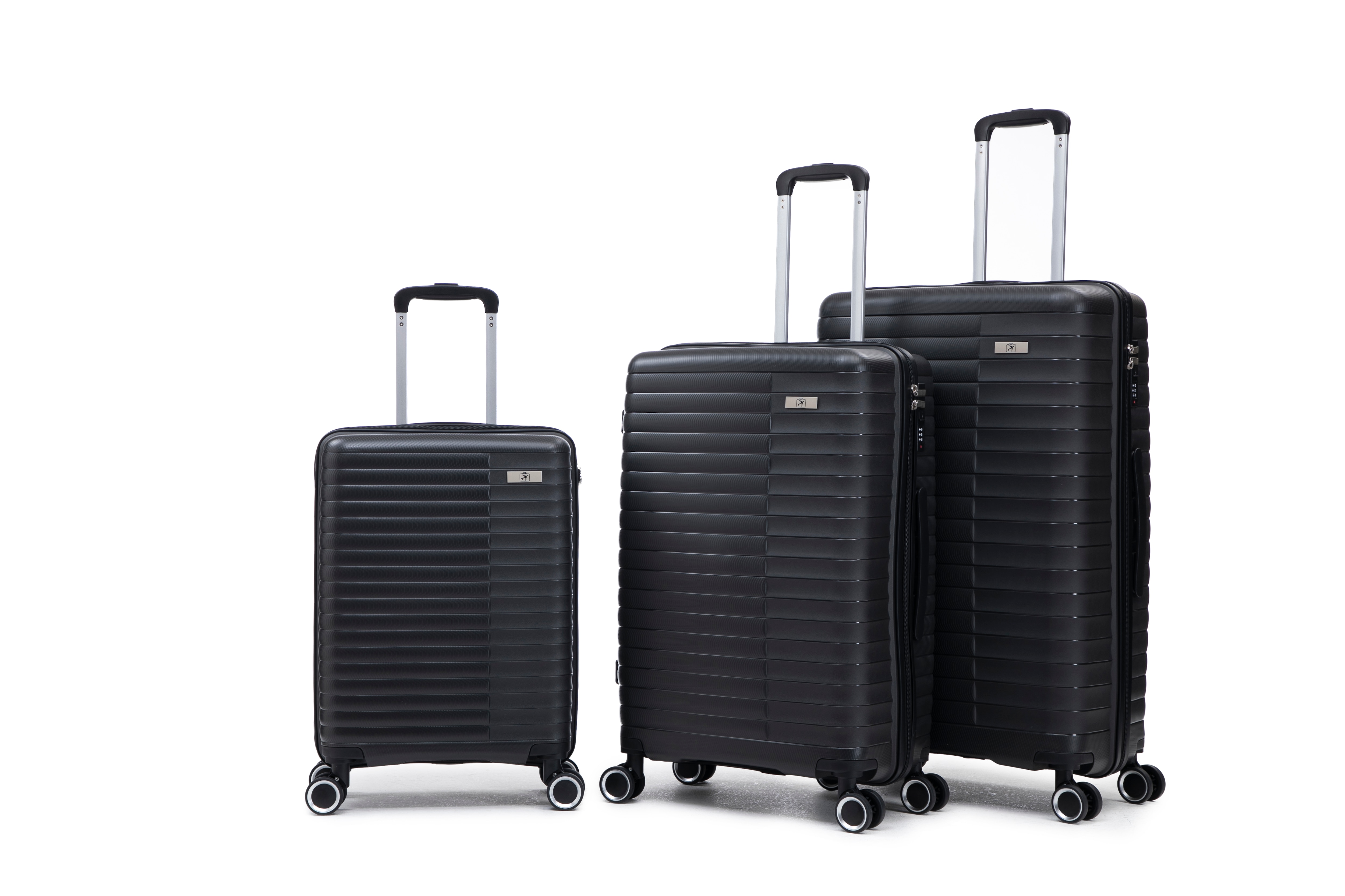 Maleta trolley mediana polipropileno 69cm 3,7kg Negro-3