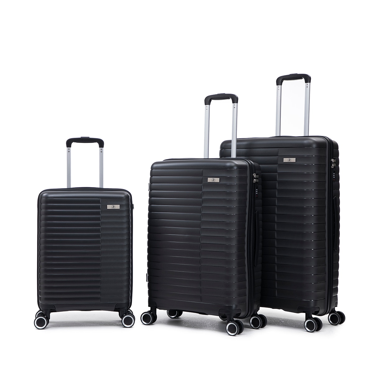 Maleta trolley grande polipropileno 78cm 4,5kg Negro-3