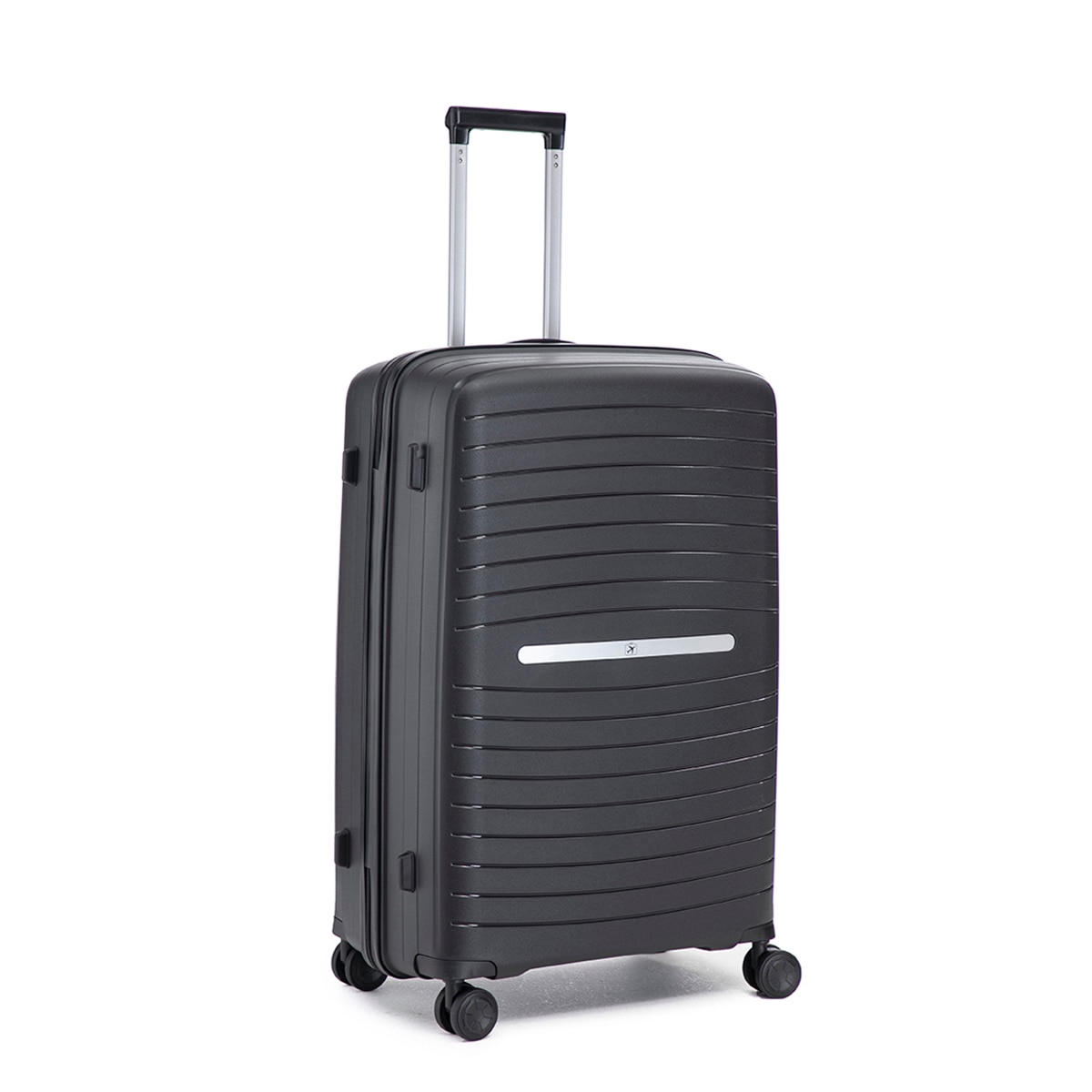 Maleta trolley grande polipropileno 75cm 4,3kg Negro-1
