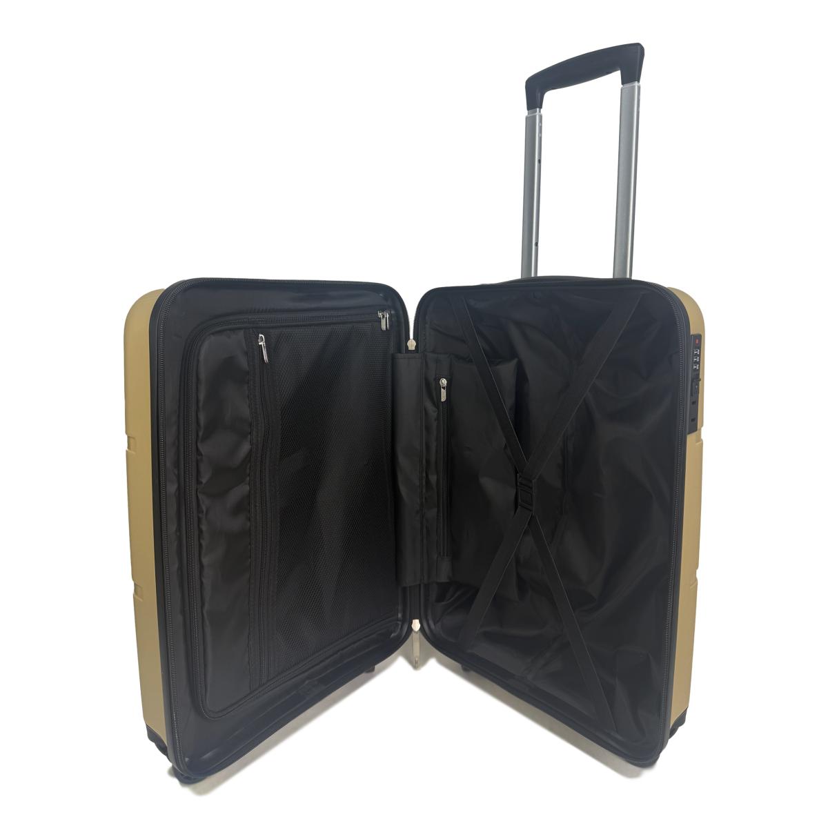 Maleta trolley mediana polipropileno 65cm 6,5kg El Corte Inglés Oro-2