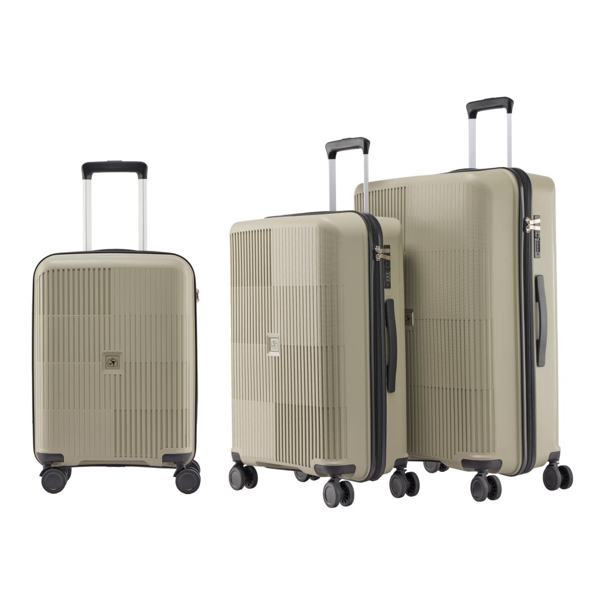 Maleta trolley cabina polipropileno 55cm 2,6kg El Corte Inglés Kaki-3