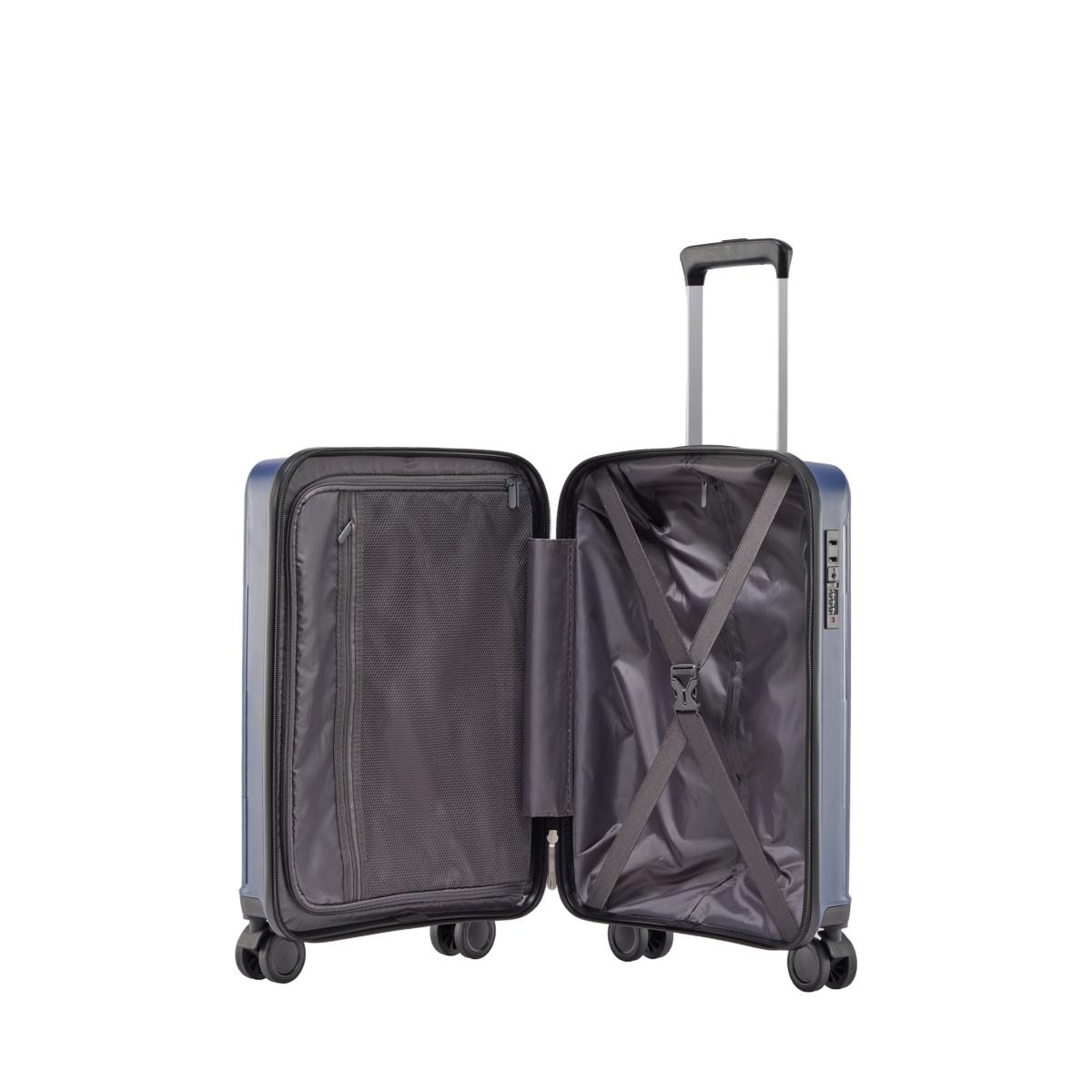 Maleta trolley cabina polipropileno 55cm 2,6kg El Corte Inglés Azul marino-2
