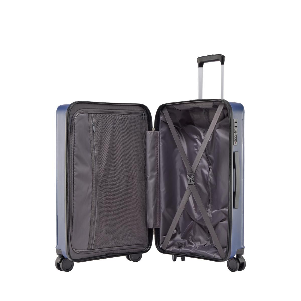 Maleta trolley mediana polipropileno 66cm 3,4kg Azul marino-2