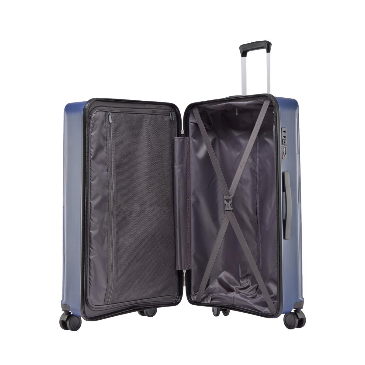 Maleta trolley grande polipropileno 76cm 4,3kg Azul marino-2