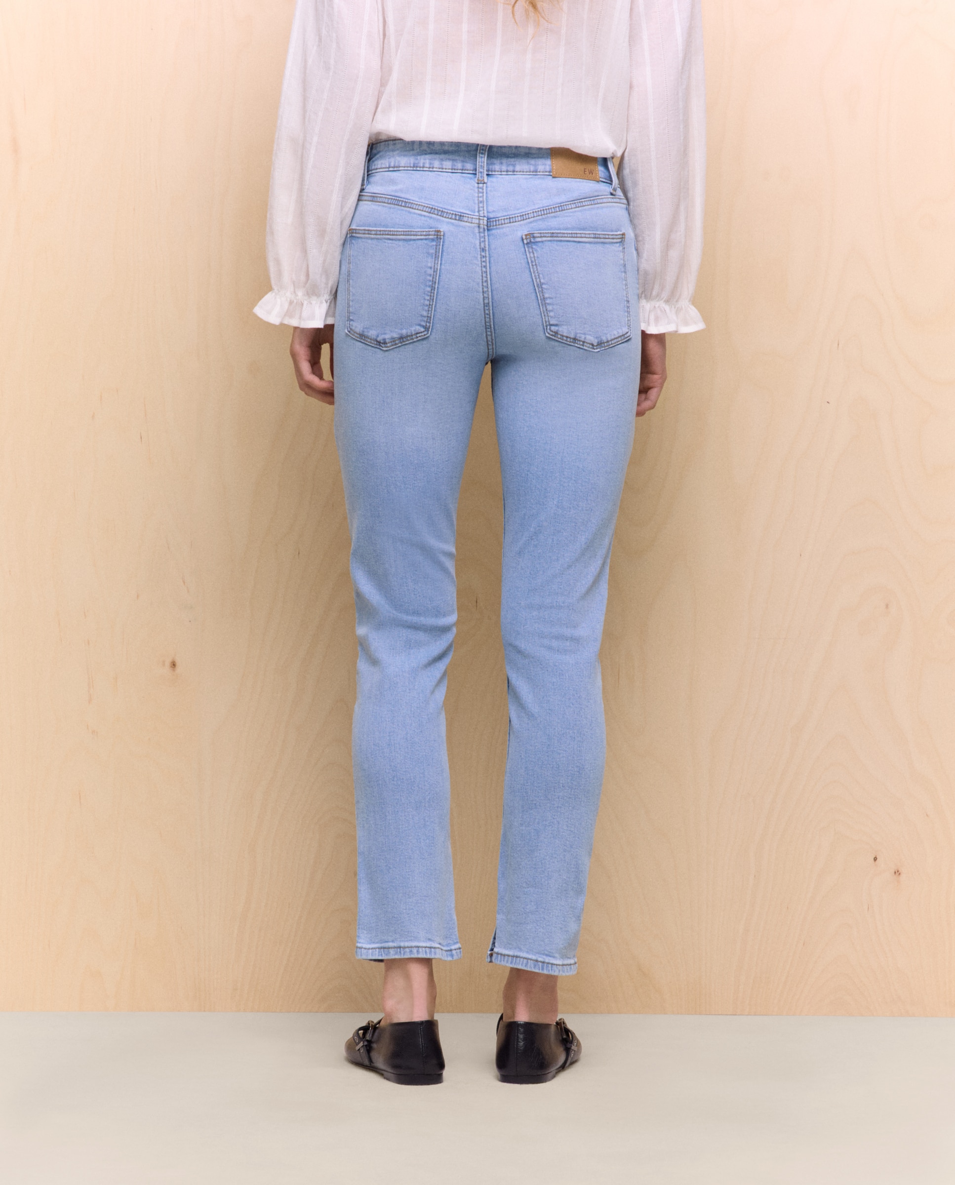 Jeans Slim Azul Suave-3