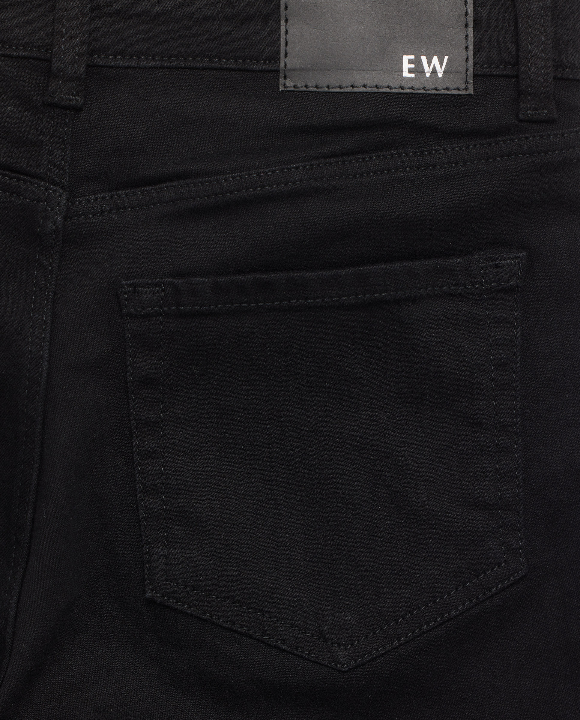 Jeans Capri com Cintura Média Preto-5