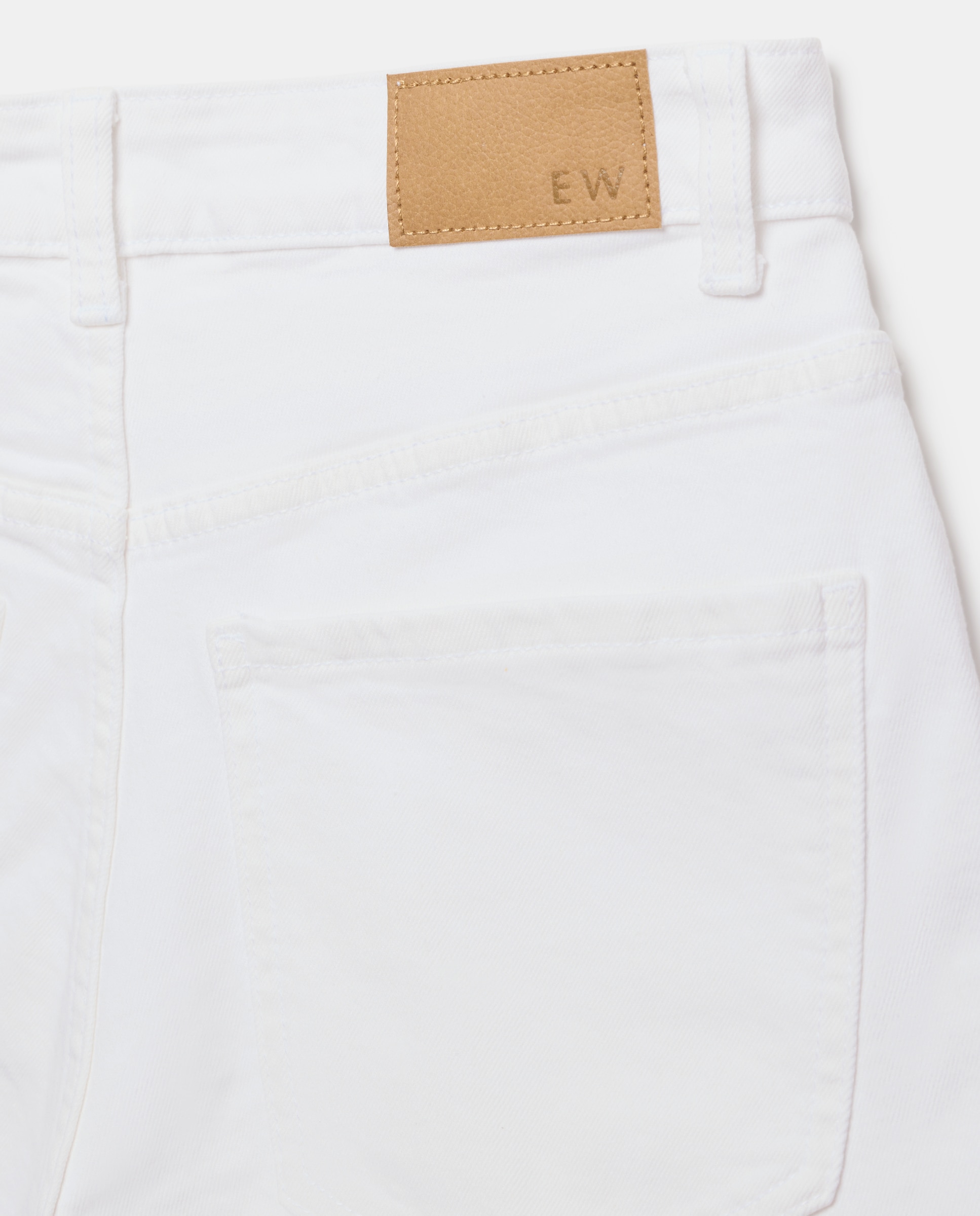 Bermudas de ganga básicas Branco-5