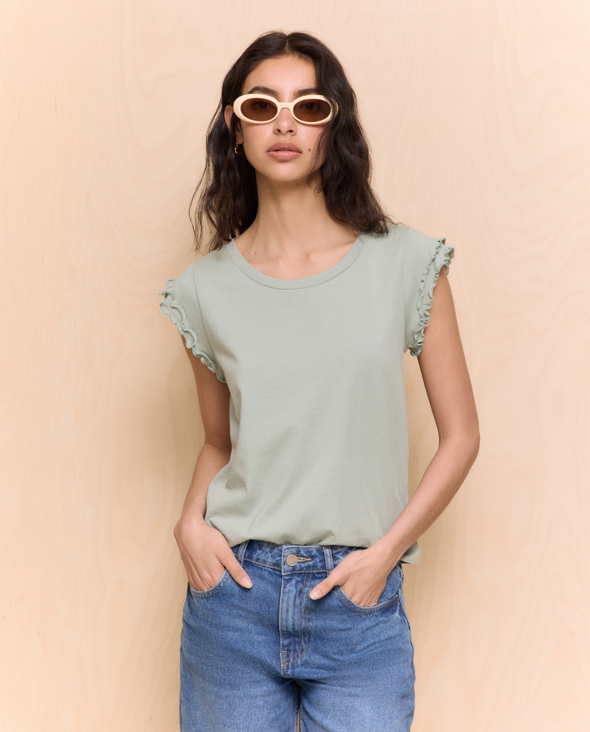 Imagem 0 de T-shirt Lisa de Manga Curta