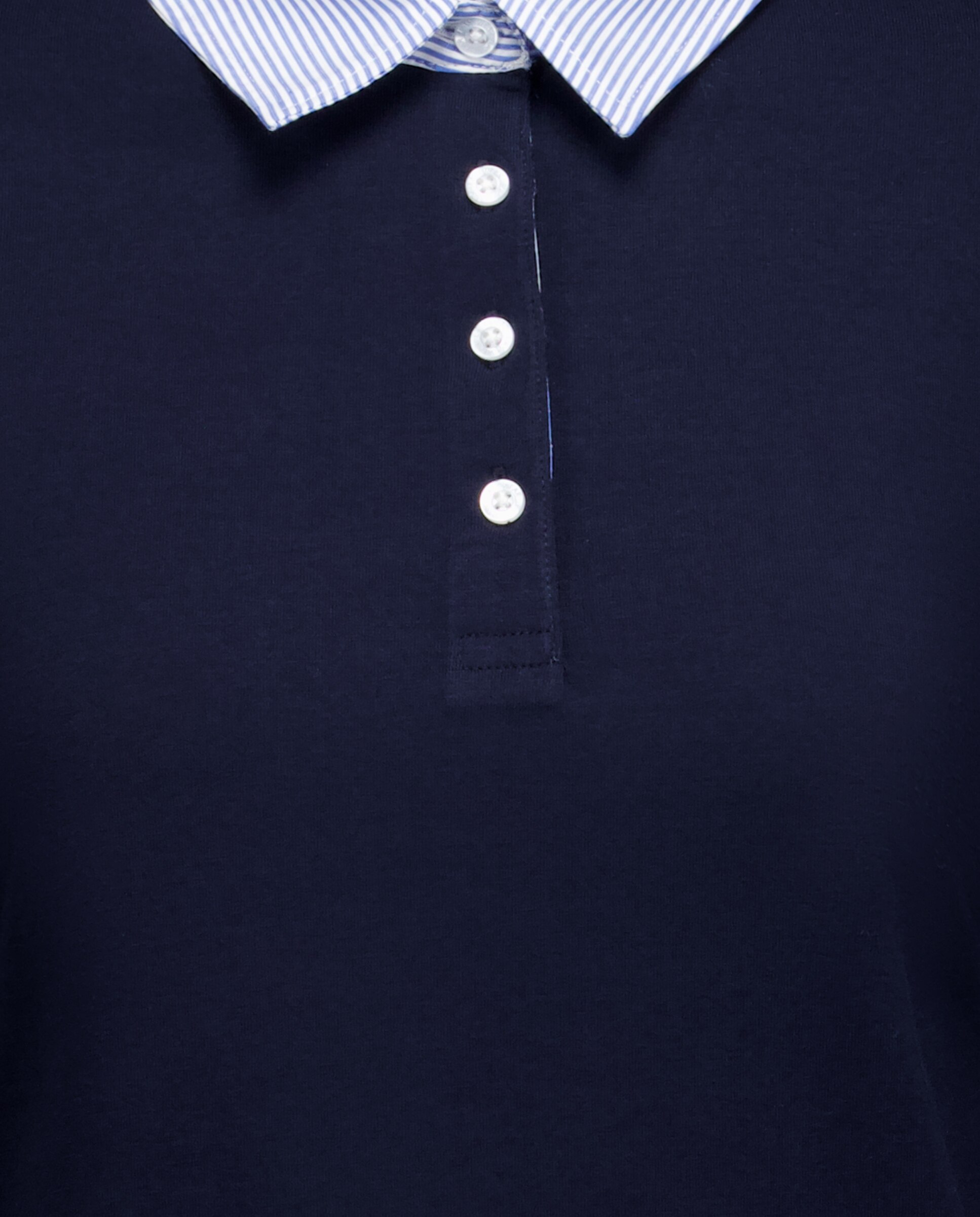 Camiseta lisa de algodón de mujer - Easy Wear - Azul marino Azul marino-6