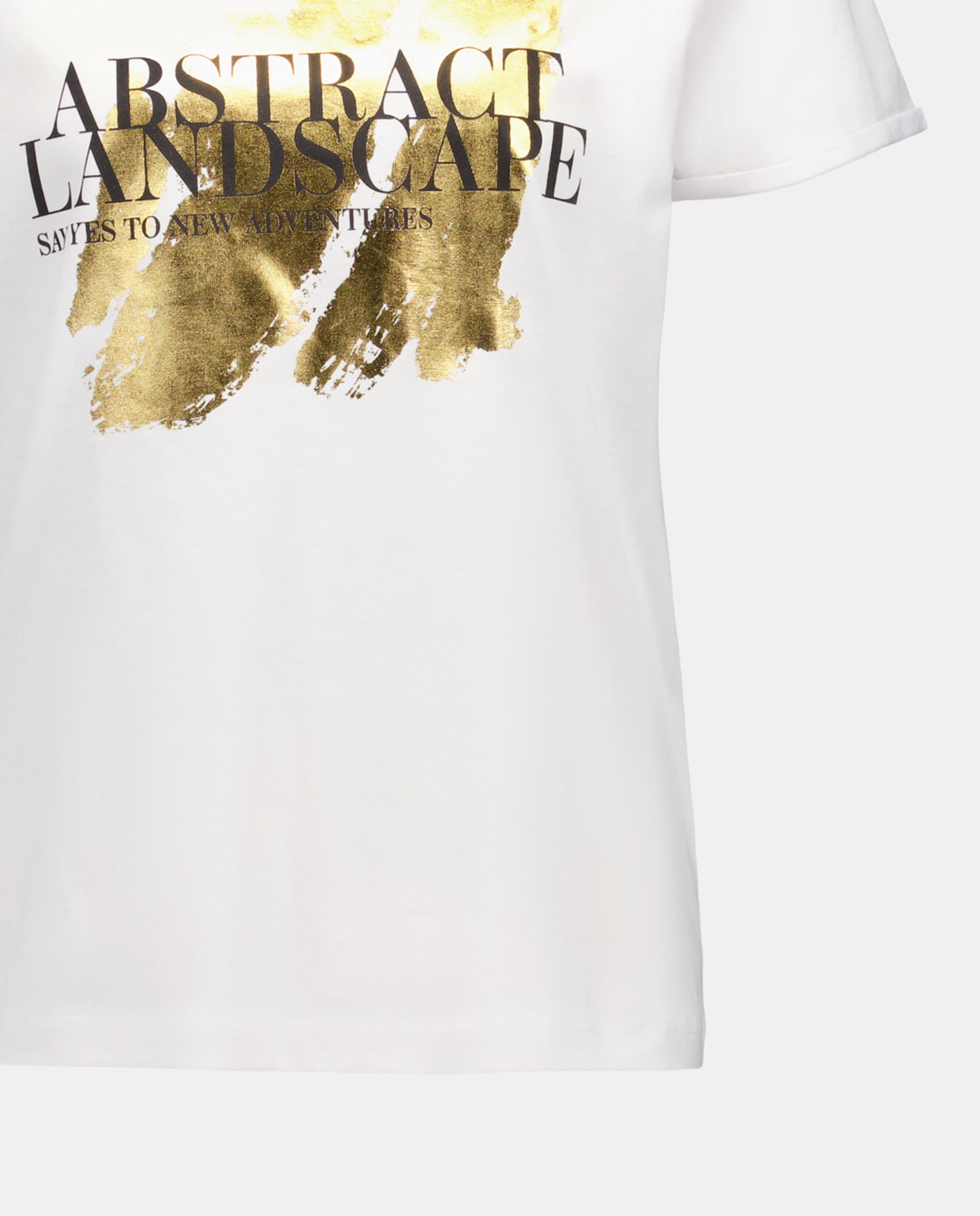 T-shirt Estampada de Algodão Branco-6