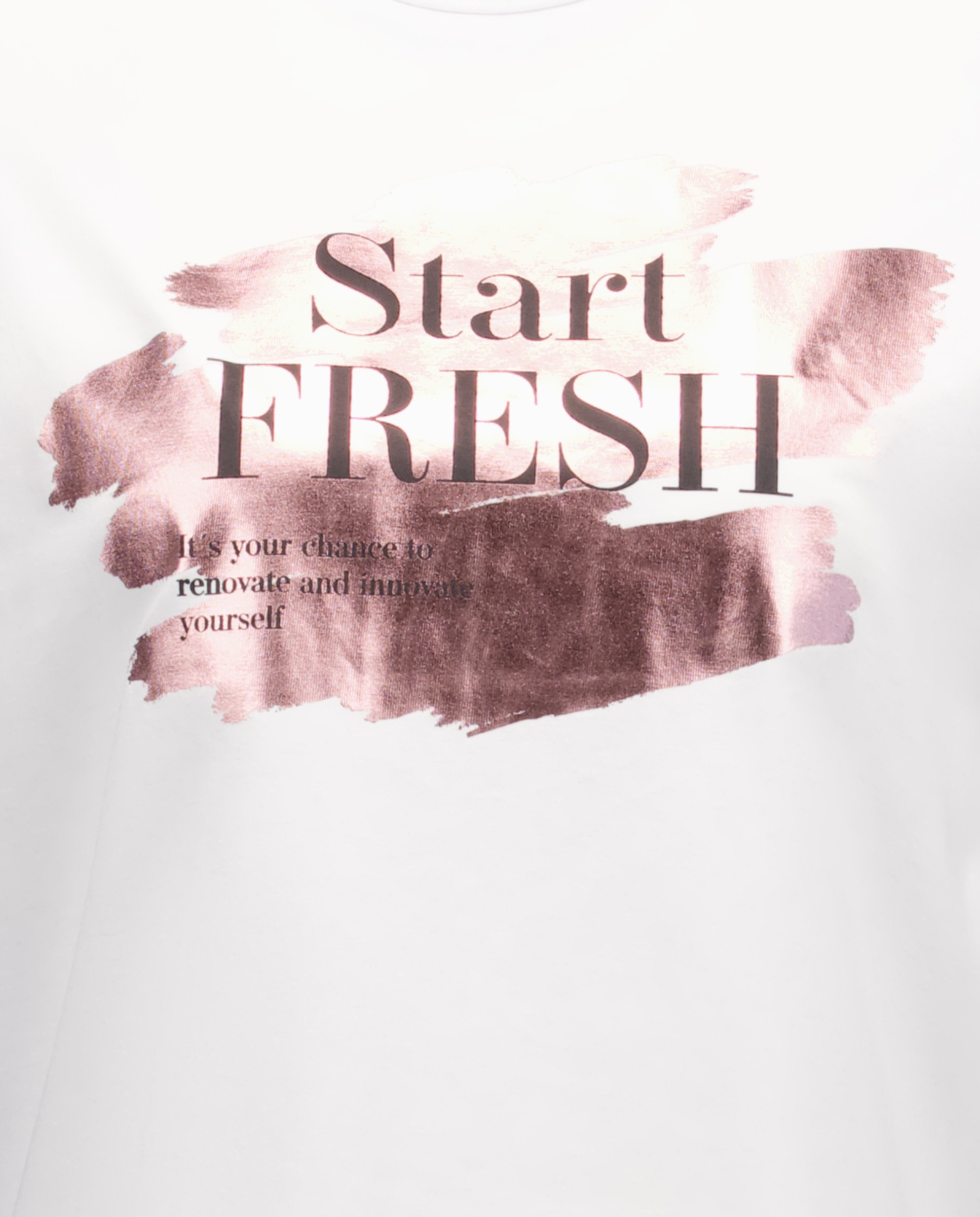 T-shirt Estampada de Algodão Branco-6