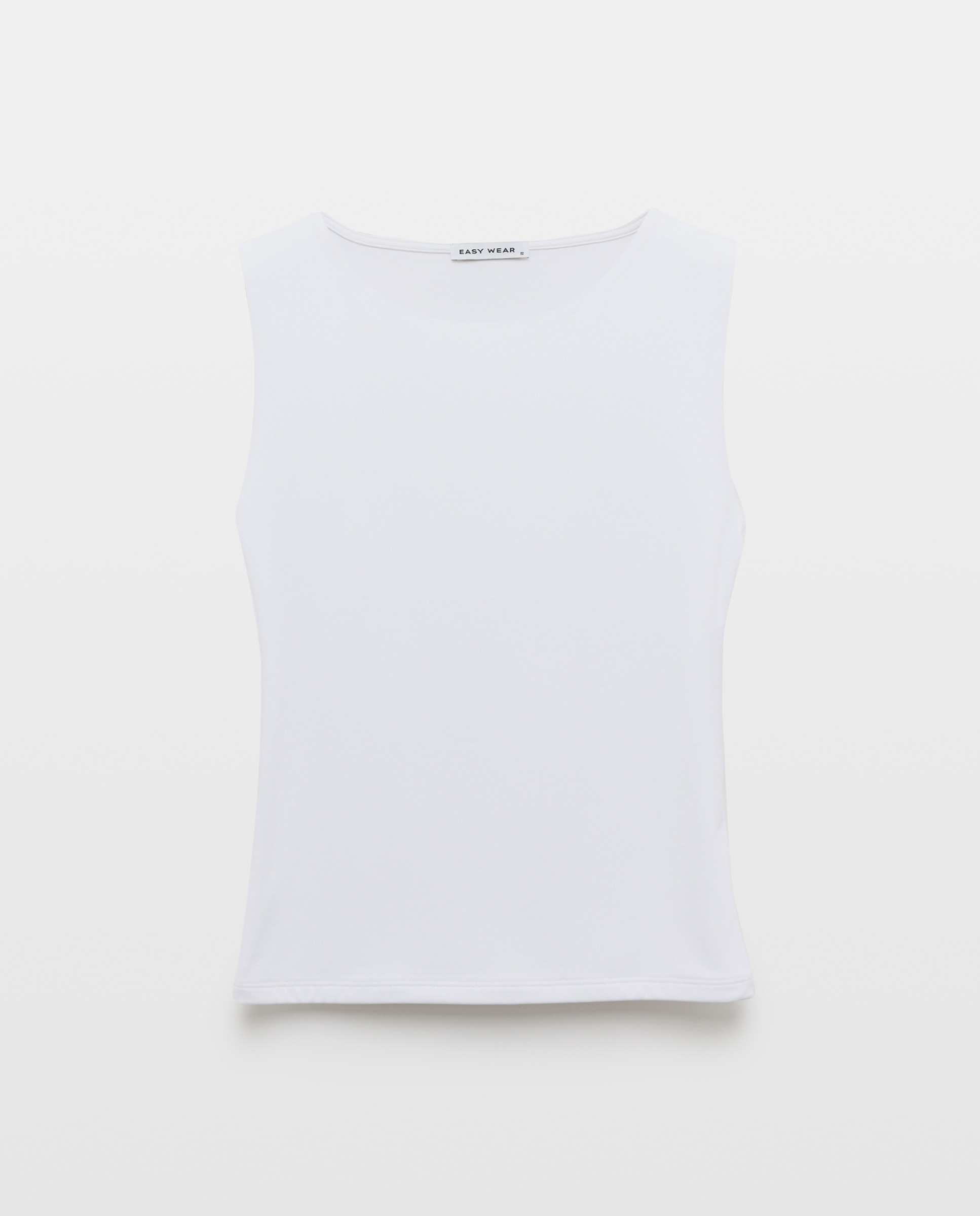 Imagen 0 de Camiseta lisa sin mangas de mujer