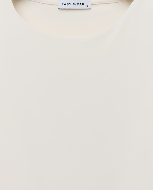 Camiseta lisa sin mangas de mujer